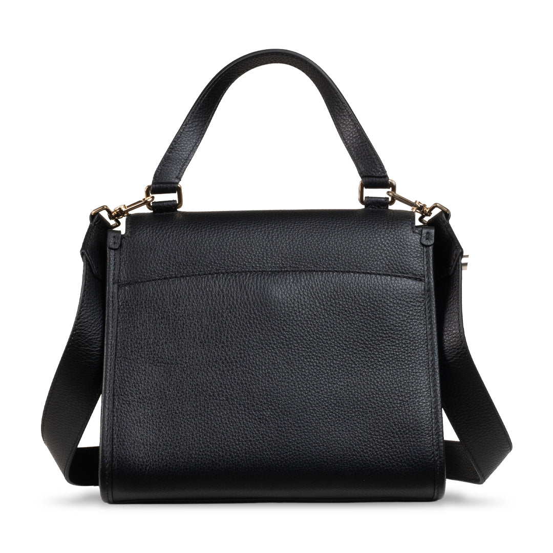 Bally Breeze Leather Tote Bag-in-Black-10-Bally Outlet