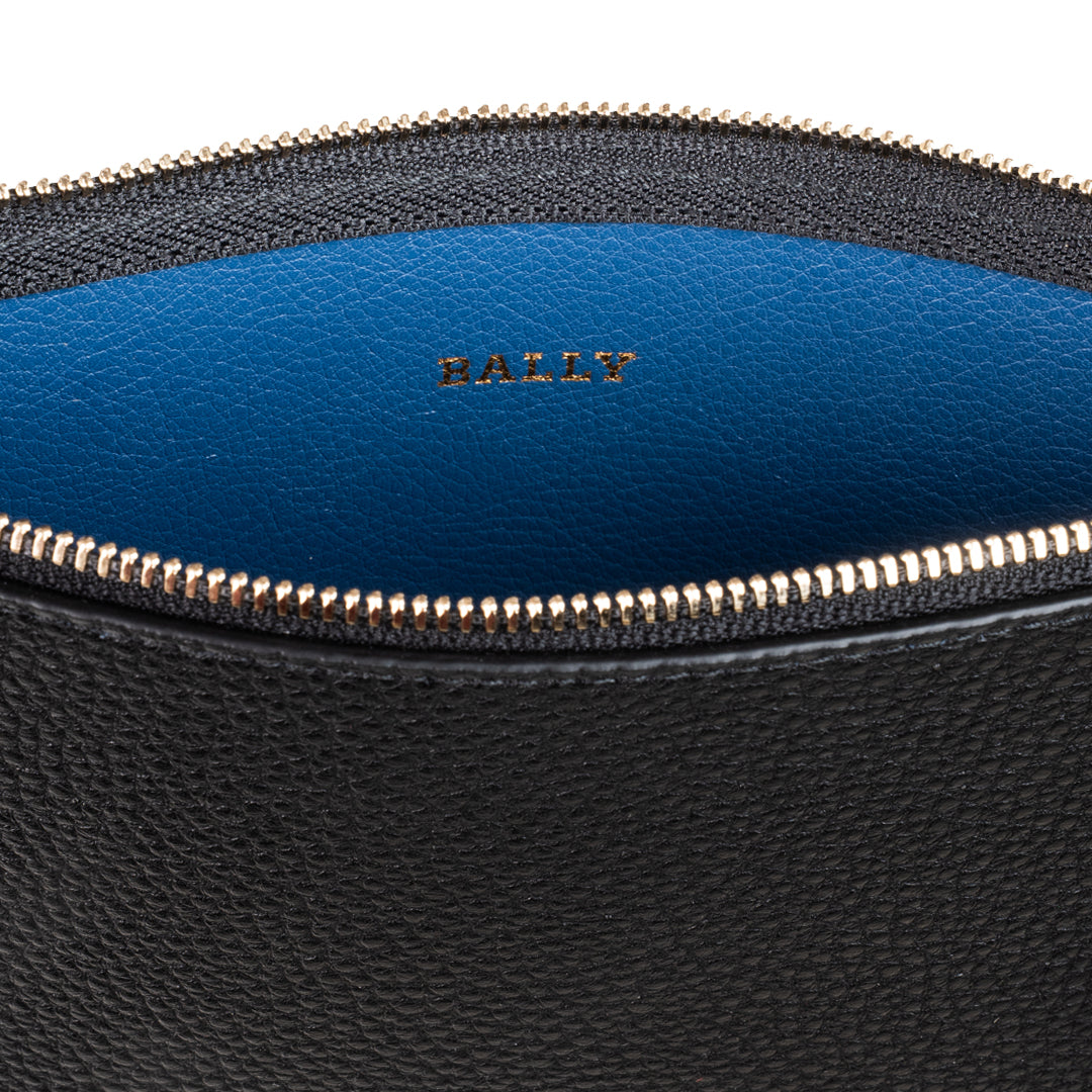 Bally Rory U Grained Leather Tote Bag-in-Black-7-Bally Outlet