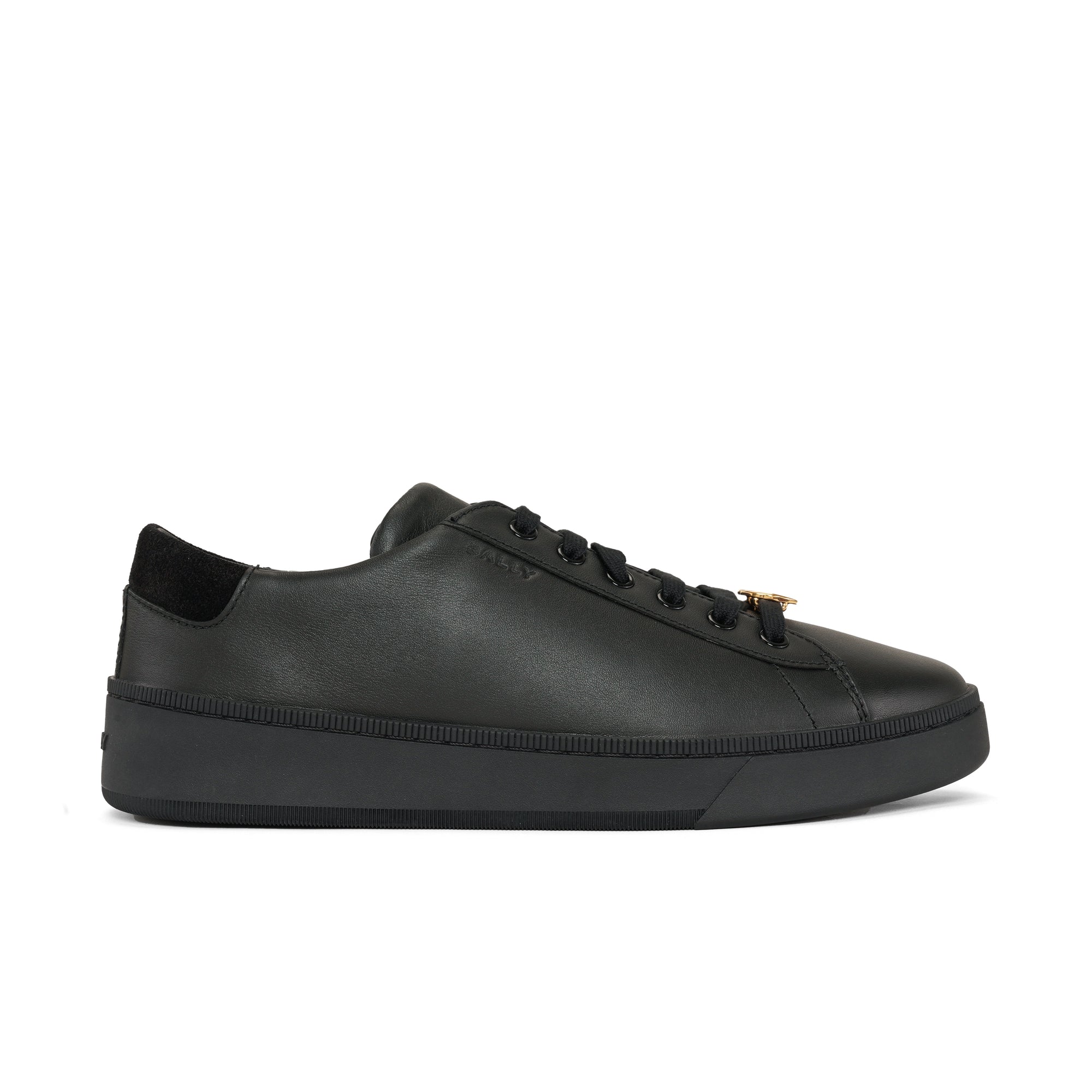 Ryver Leather Sneakers-in-Black-1-Bally Outlet