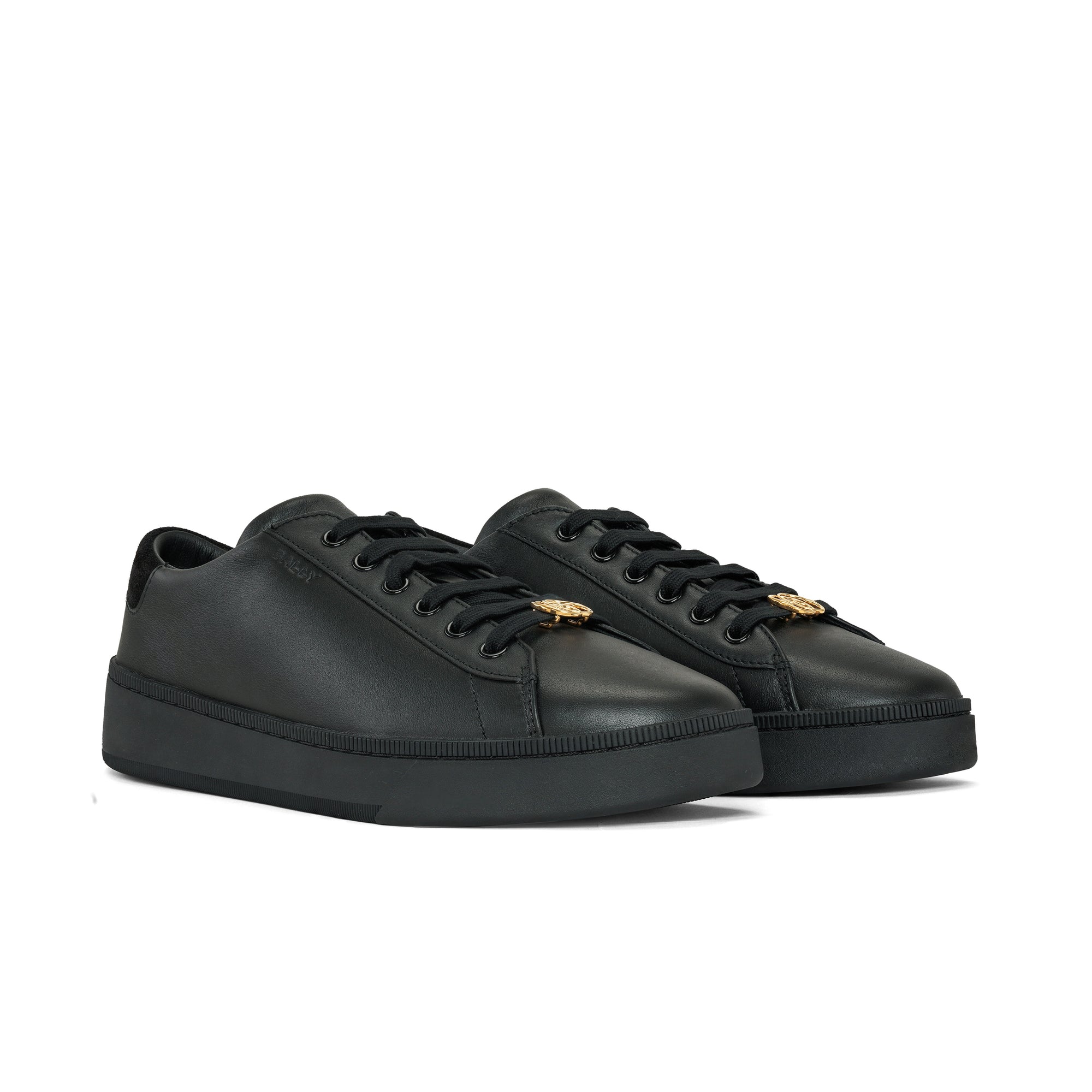Ryver Leather Sneakers-in-Black-2-Bally Outlet