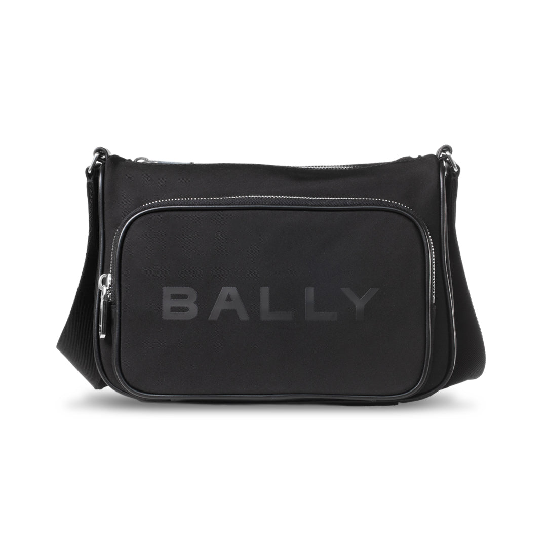 Bally Bar Crossbody Sling Bag-in-Black-1-Bally Outlet