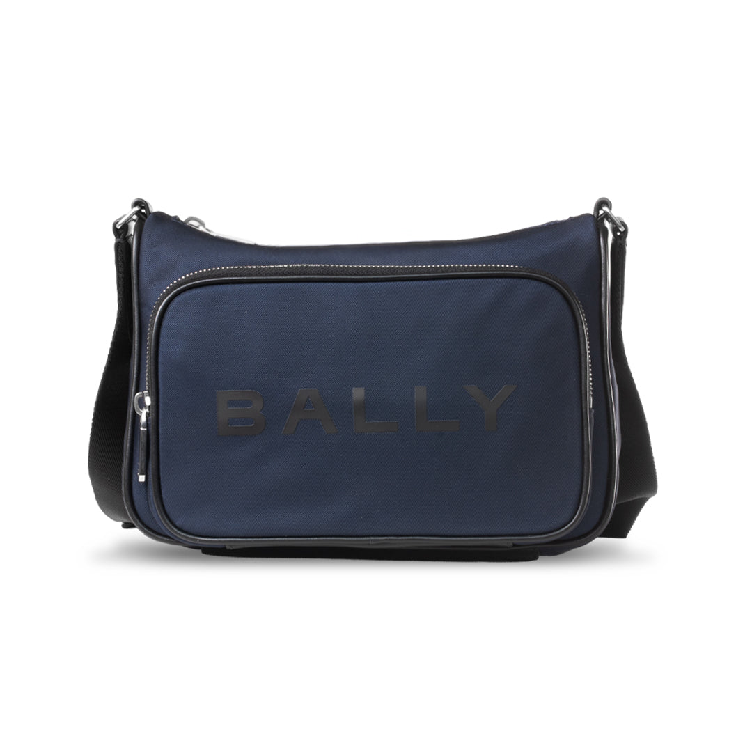 Bally Bar Crossbody Sling Bag-in-Navy-1-Bally Outlet