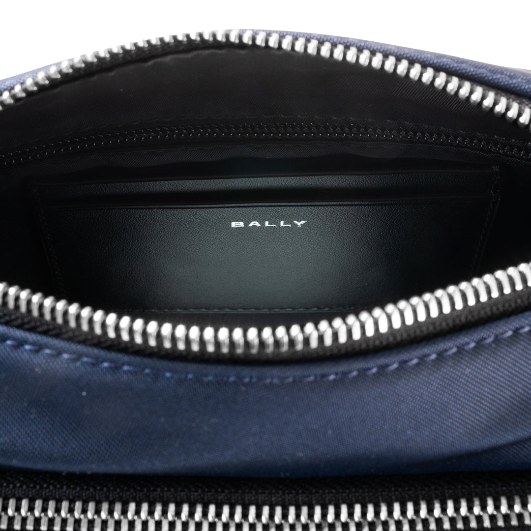 Bally Bar Crossbody Sling Bag-in-Navy-4-Bally Outlet