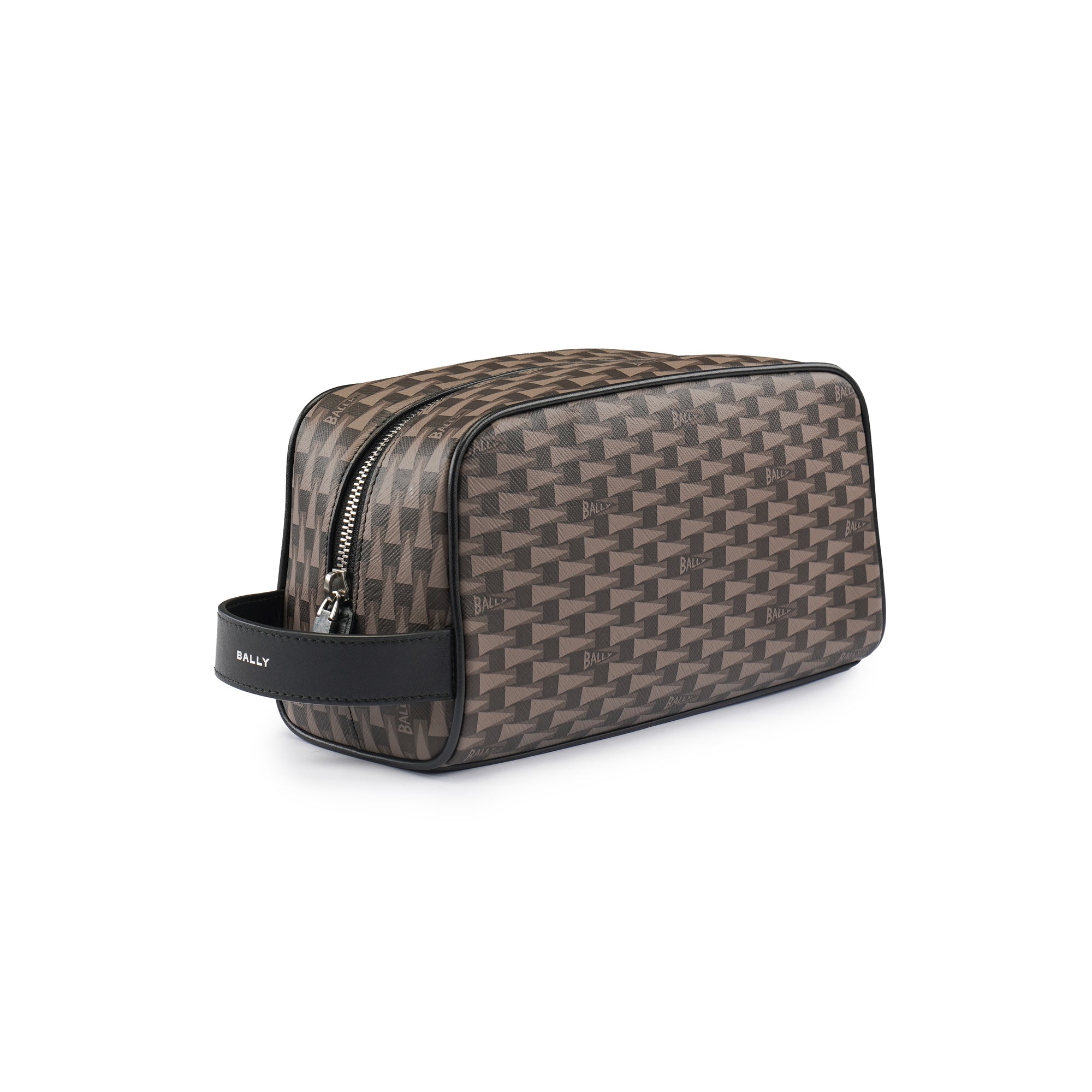 Bally Pennant Leather Washbag-in-Multicolor-3-Bally Outlet