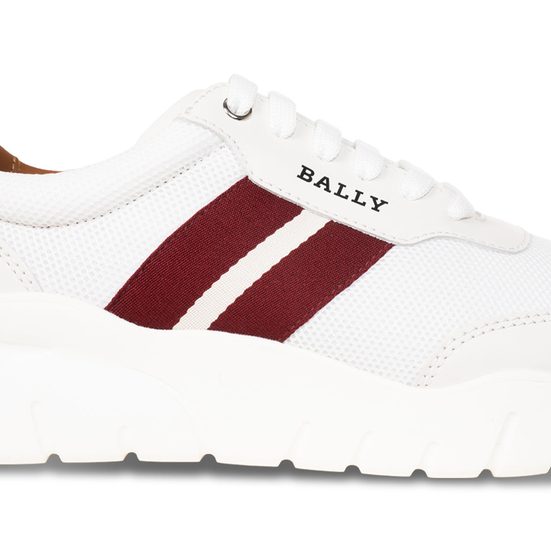 Bally Brentys T.O Stripe Sneakers-in-White-3-Bally Outlet
