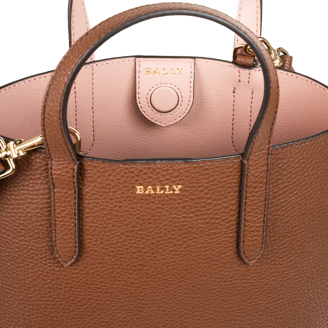 Bally Rory Leather Sling Hand Bag-in-Brown-6-Bally Outlet