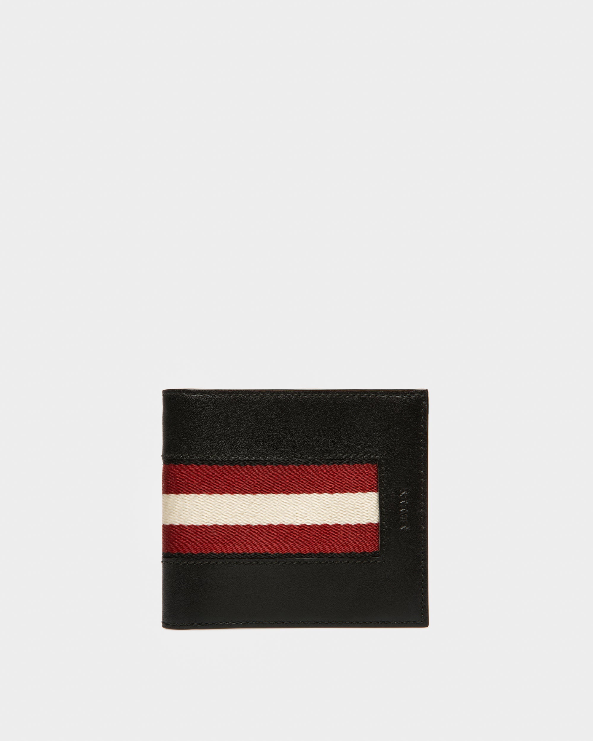 Bally Brasai Leather Wallet In Black-in-Black-1-Bally Outlet