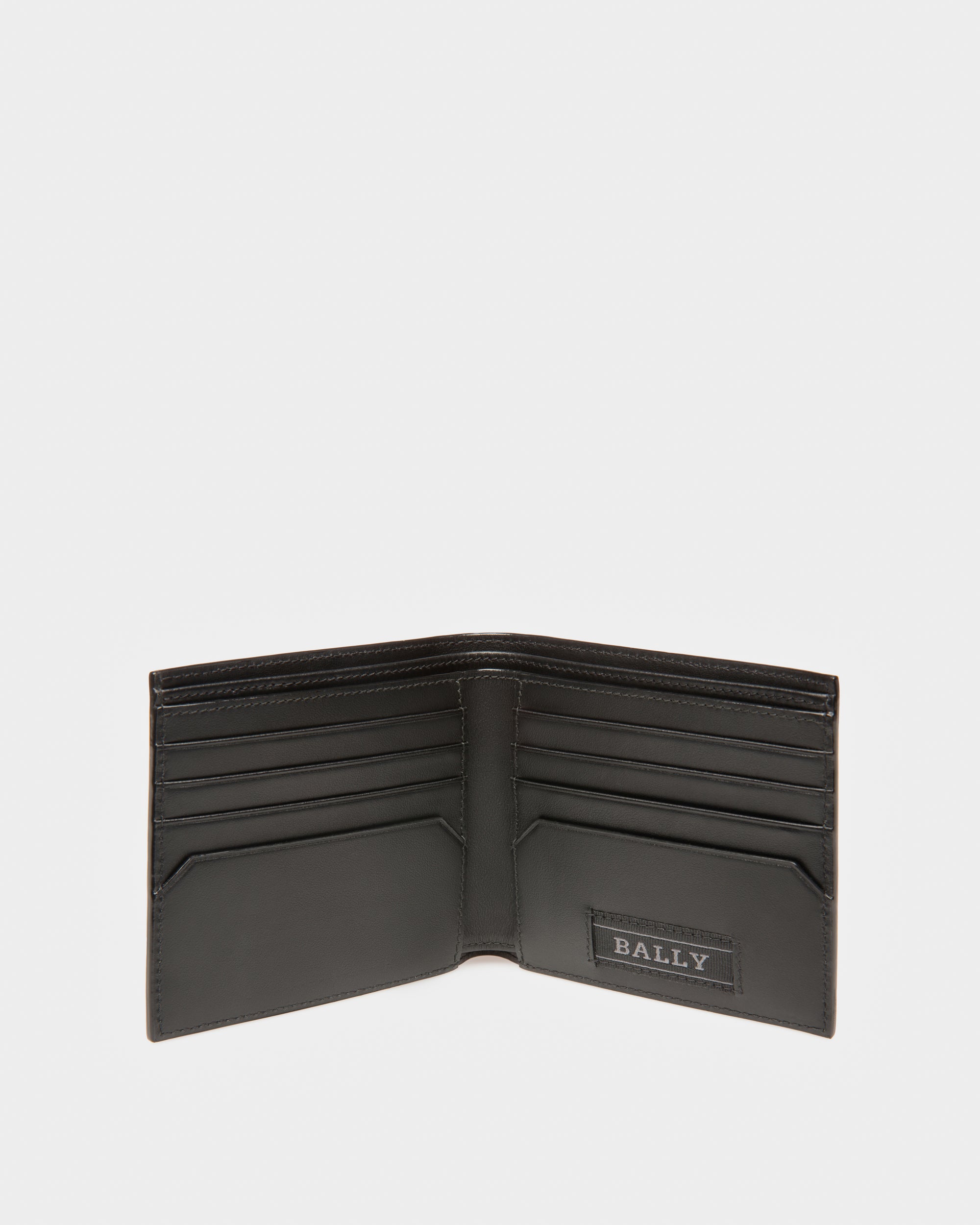 Bally Brasai Leather Wallet In Black-in-Black-3-Bally Outlet