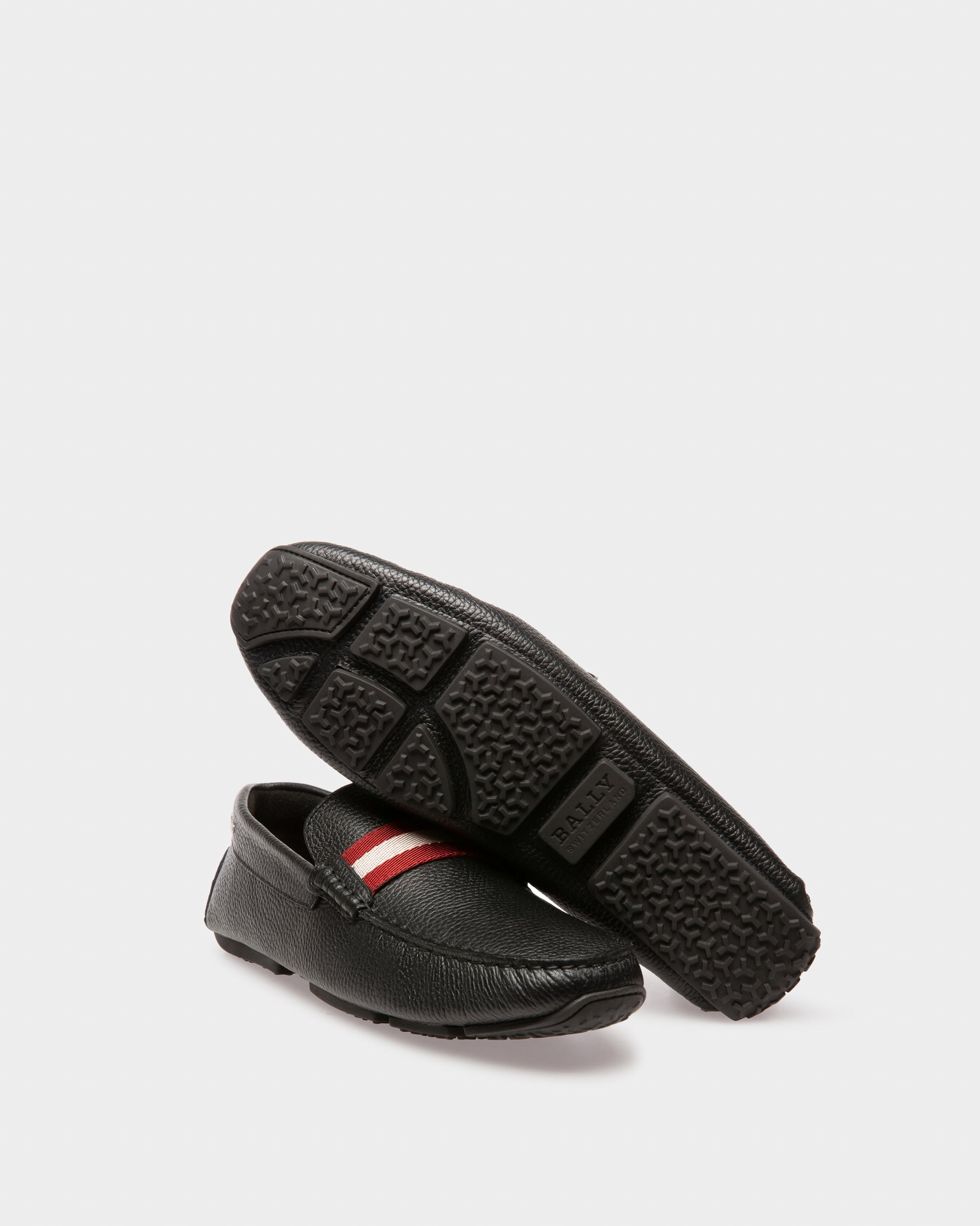 Bally Pearce Loafers in Leather-in-Black-6-Bally Outlet