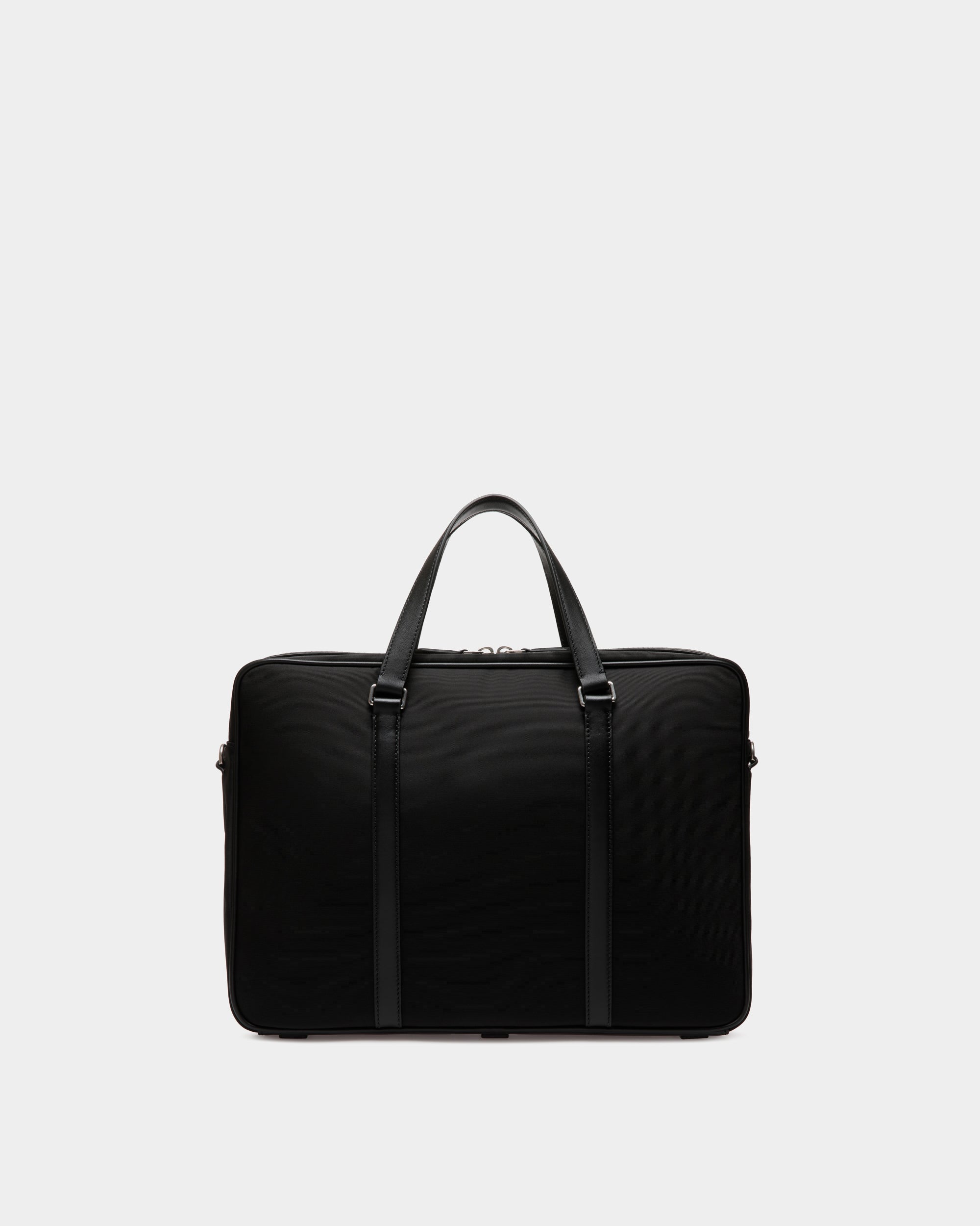 Bally Code Briefcase In Nylon-in-Black-2-Bally Outlet