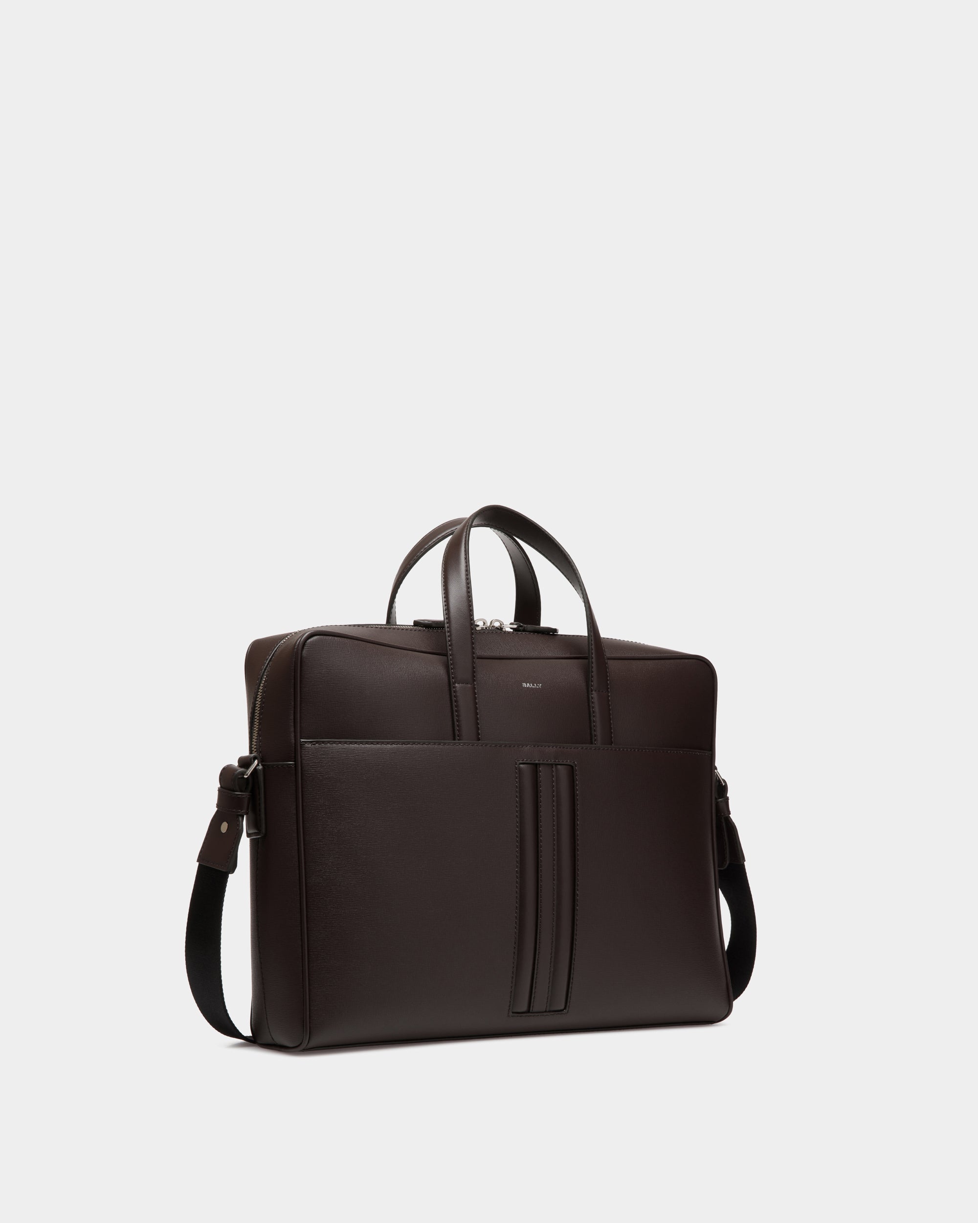 Bally Mythos Briefcase in Recycled Leather Ebano-in-Brown-3-Bally Outlet