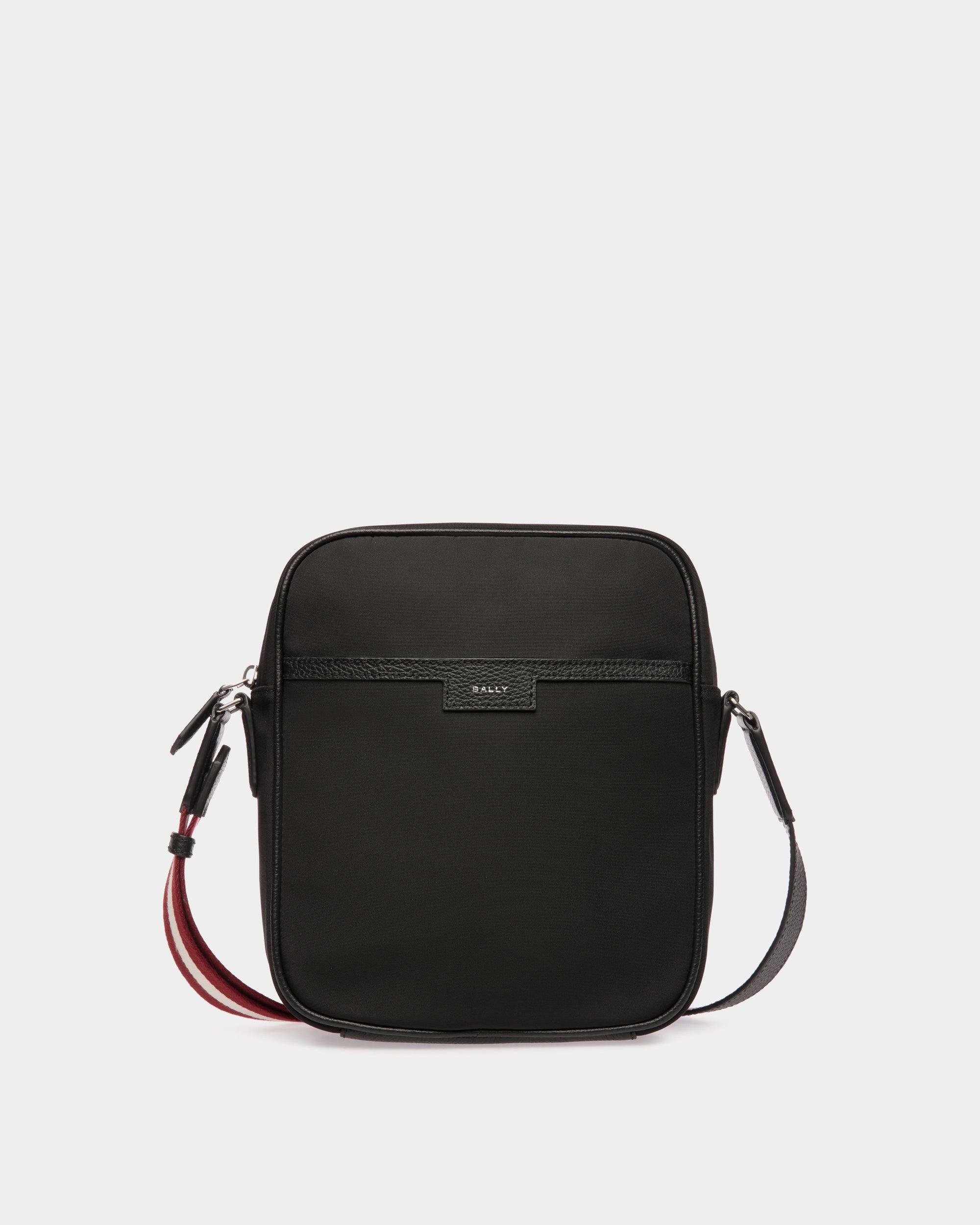 Bally Code Crossbody Bag In Nylon-in-Black-1-Bally Outlet