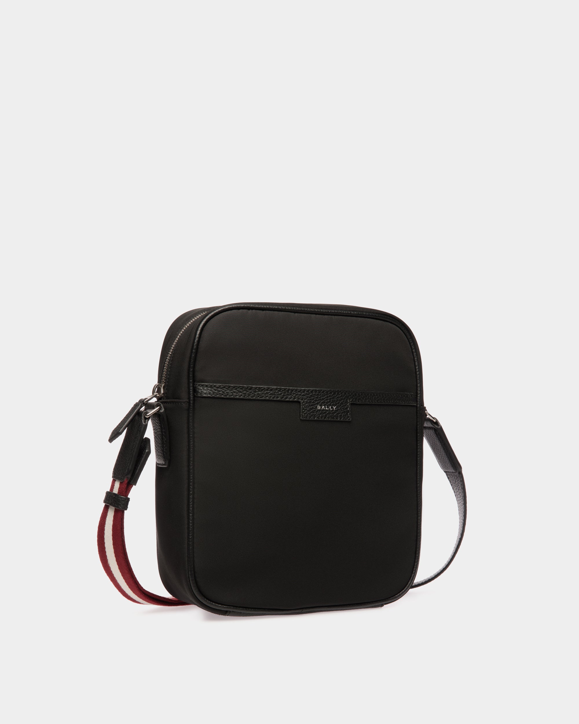 Bally Code Crossbody Bag In Nylon-in-Black-3-Bally Outlet