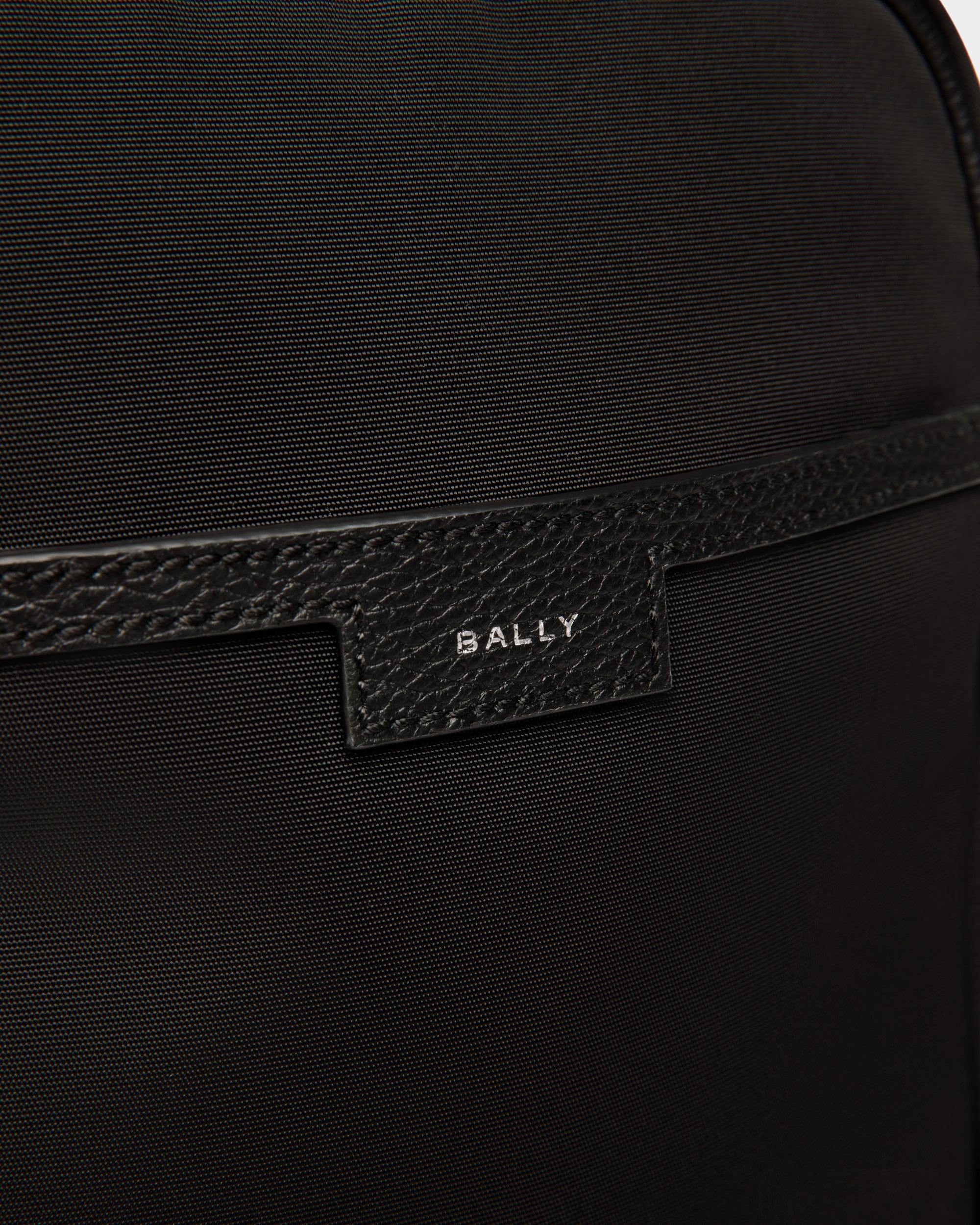 Bally Code Crossbody Bag In Nylon-in-Black-4-Bally Outlet