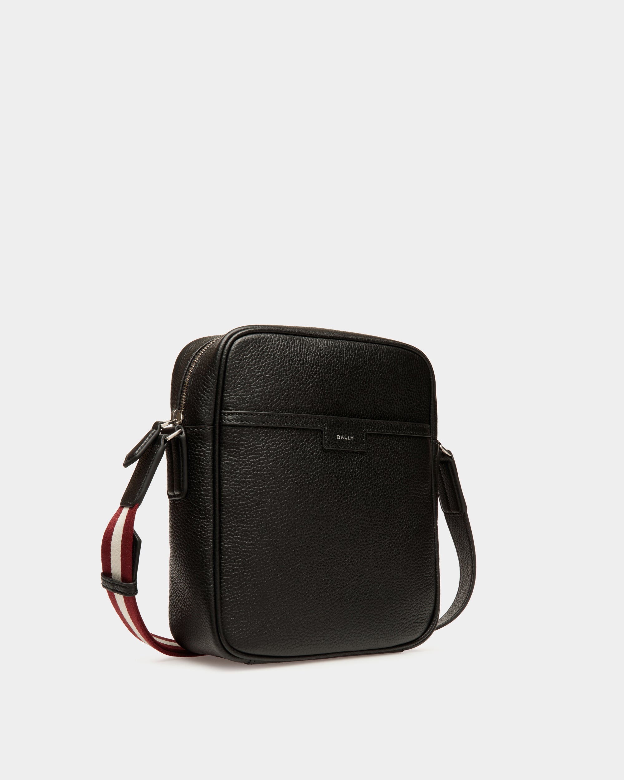 Bally Code Crossbody Bag in Leather-in-Black-3-Bally Outlet