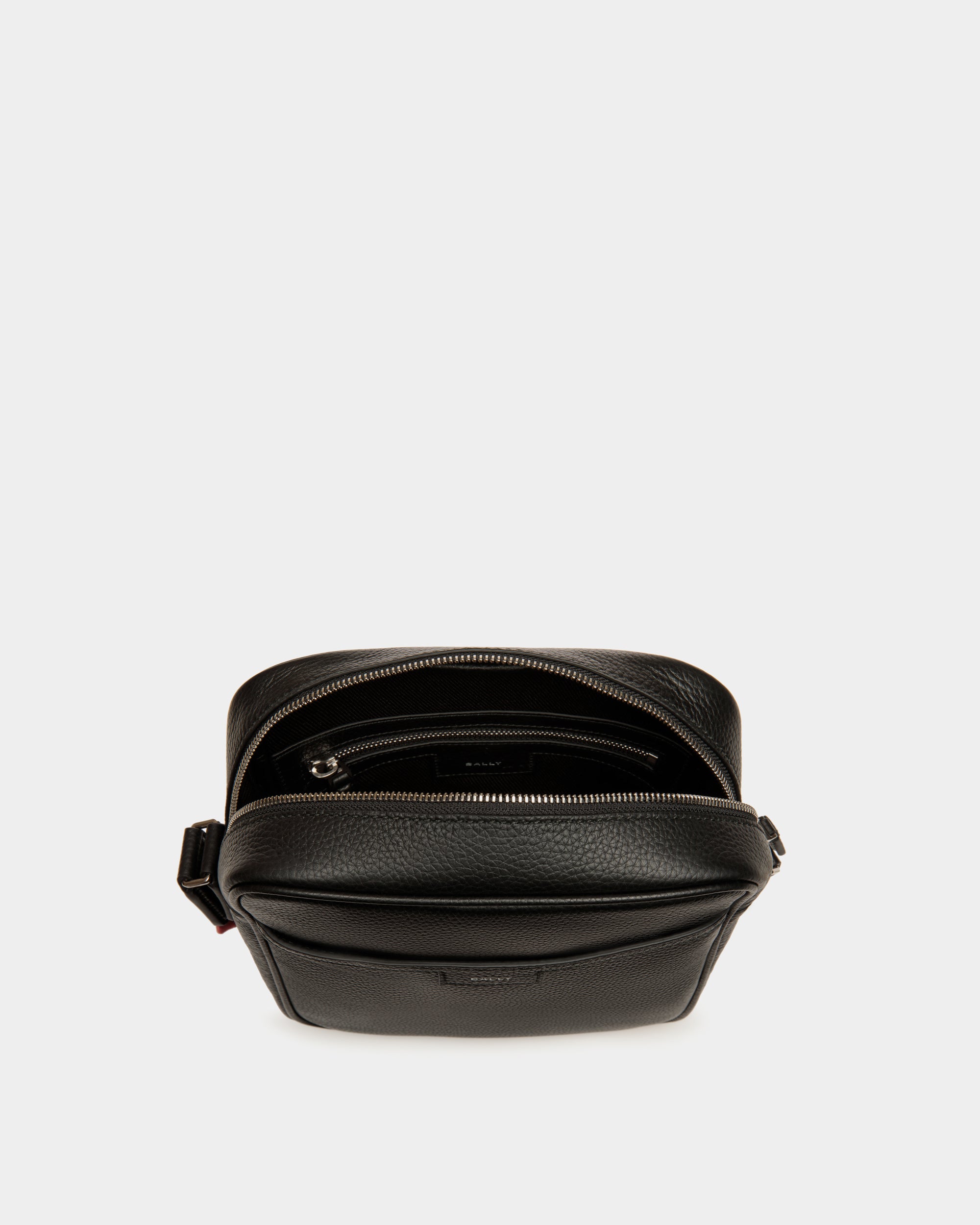 Bally Code Crossbody Bag in Leather-in-Black-4-Bally Outlet