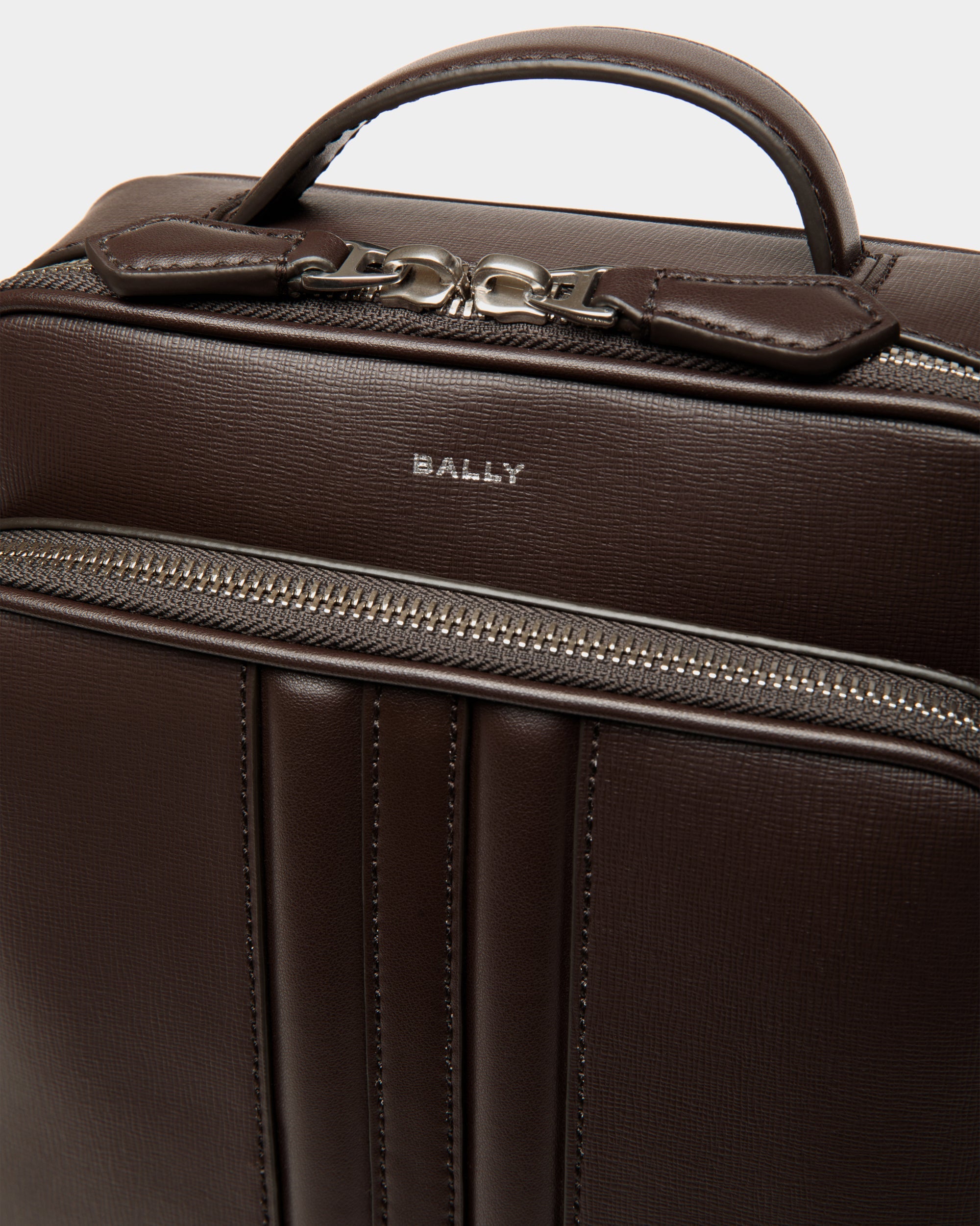 Bally Mythos Crossbody Bag in Ebano Recycled Leather-in-Brown-5-Bally Outlet