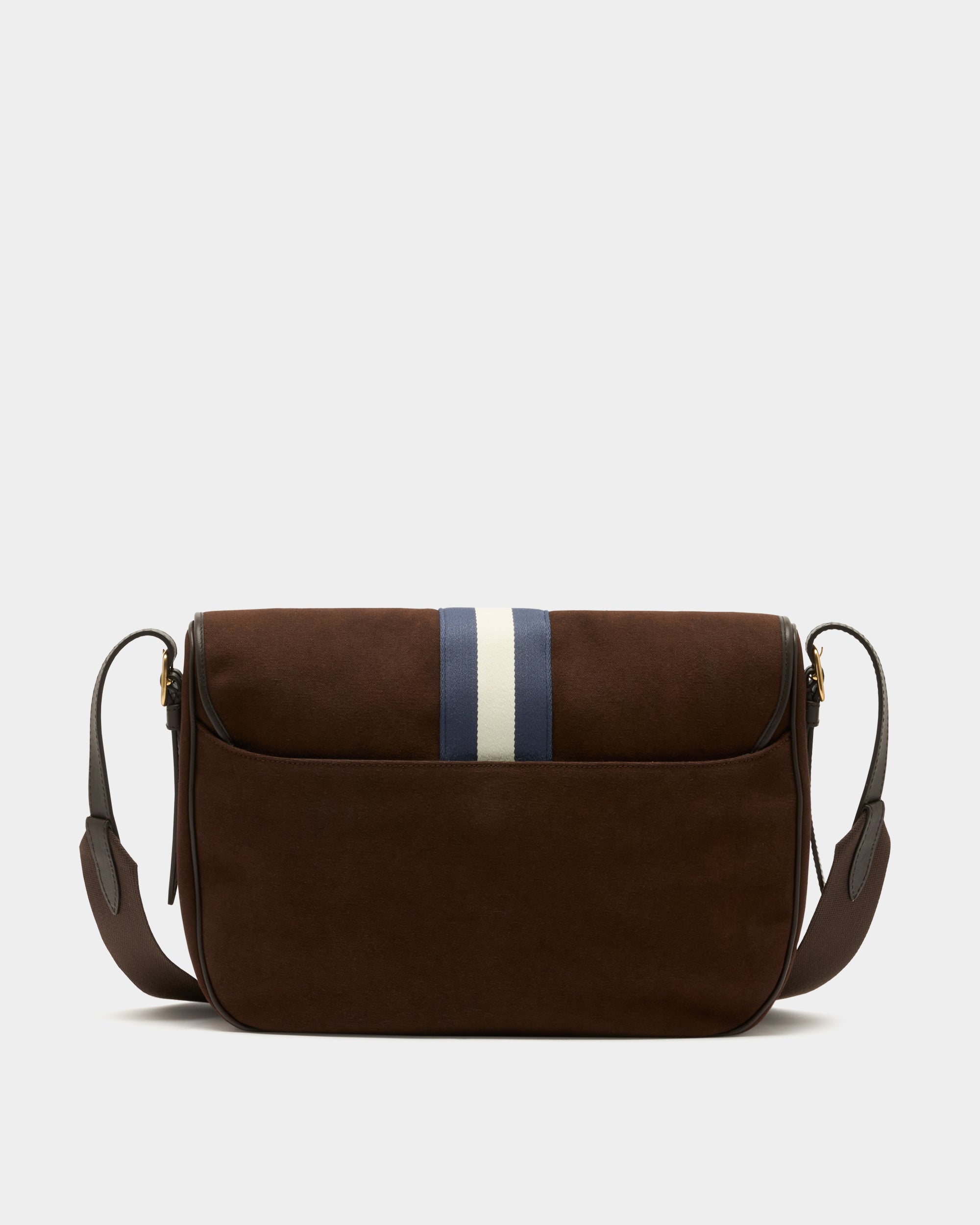 Bally Beckett Crossbody Bag in Brown Cotton Canvas-in-Brown-2-Bally Outlet