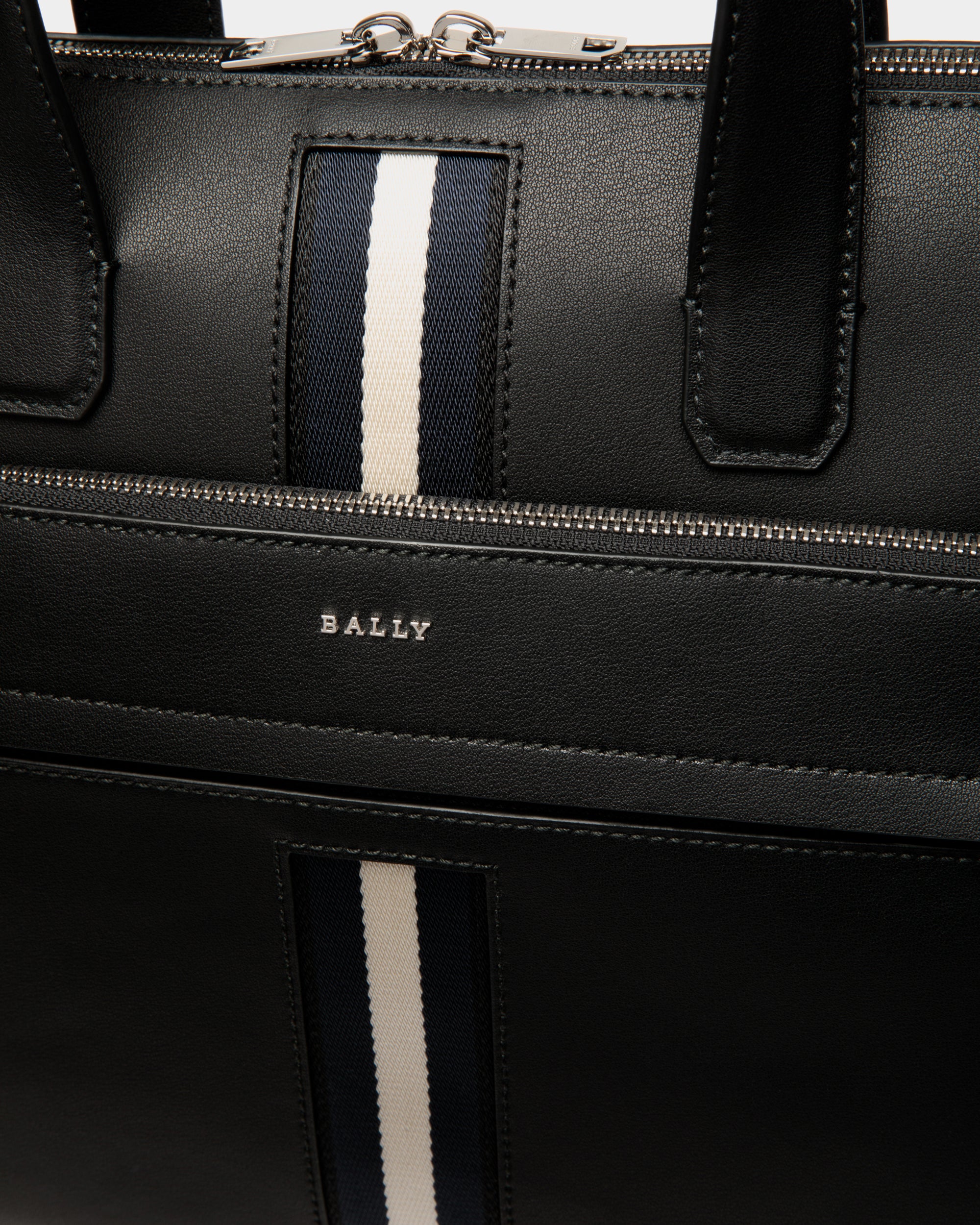 Bally Briefcase in Black Leather-in-Black-5-Bally Outlet