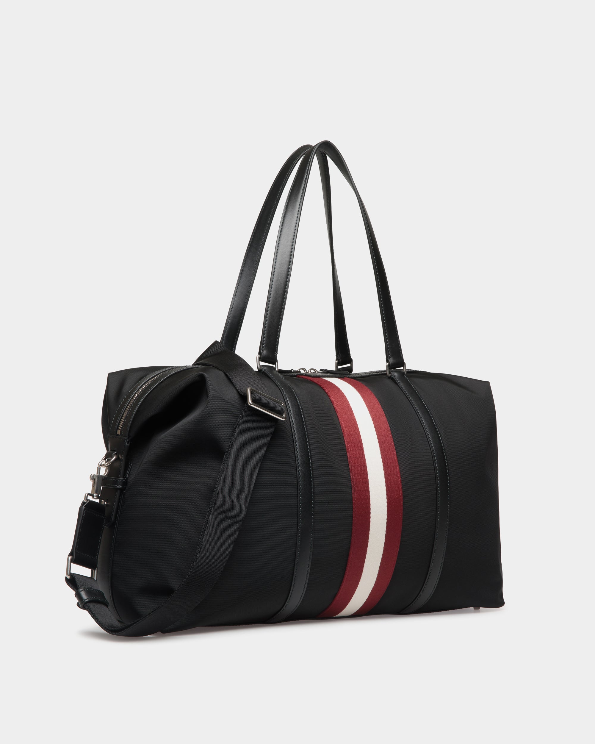 Bally Code Weekender In Nylon-in-Black-3-Bally Outlet
