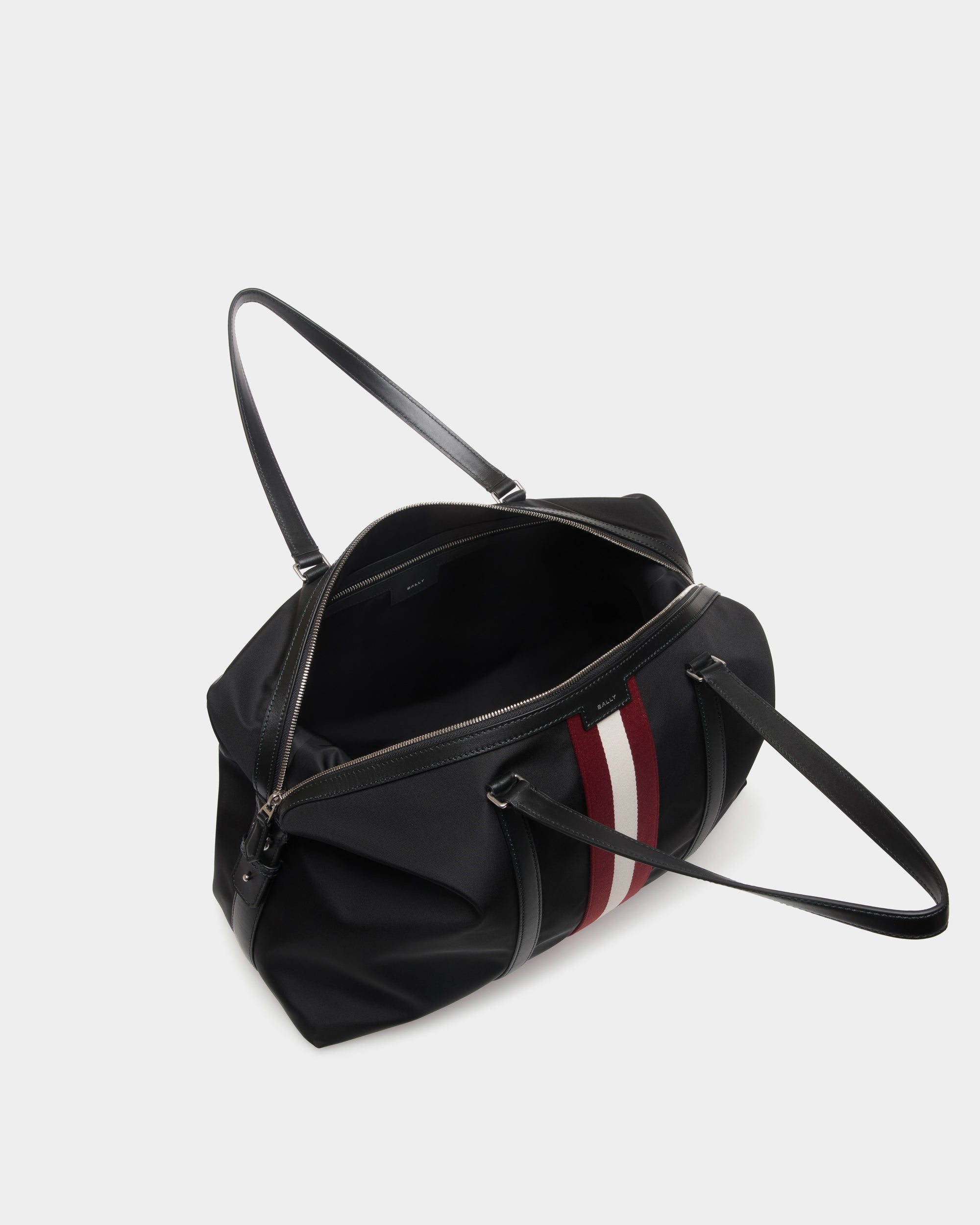 Bally Code Weekender In Nylon-in-Black-4-Bally Outlet