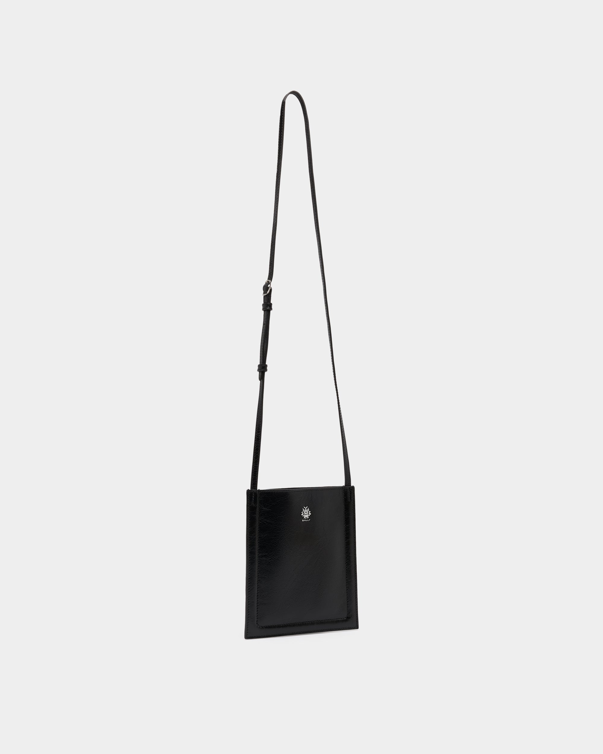 Bally Beckett Crossbody Bag in Black Leather-in-Black-3-Bally Outlet
