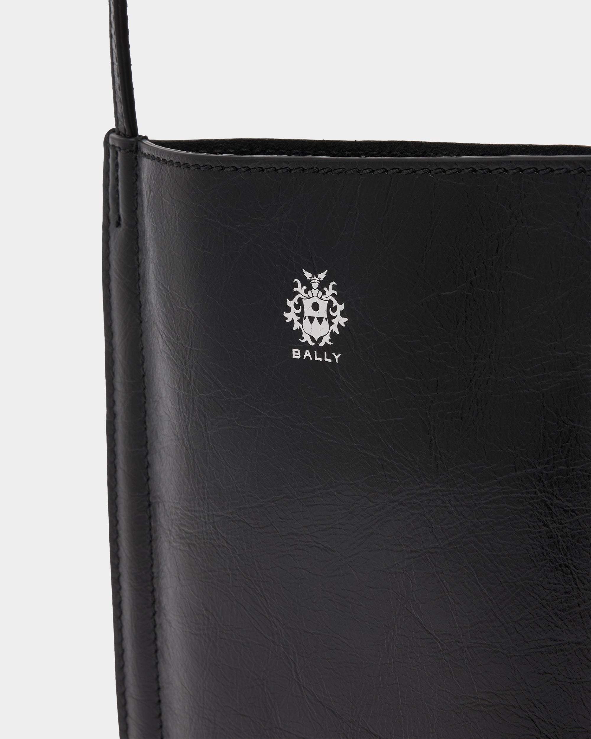 Bally Beckett Crossbody Bag in Black Leather-in-Black-5-Bally Outlet