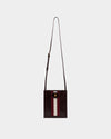 Bally Beckett Leather Mini Crossbody Bag in Deep Burgundy-in-Brown-1-Bally Outlet