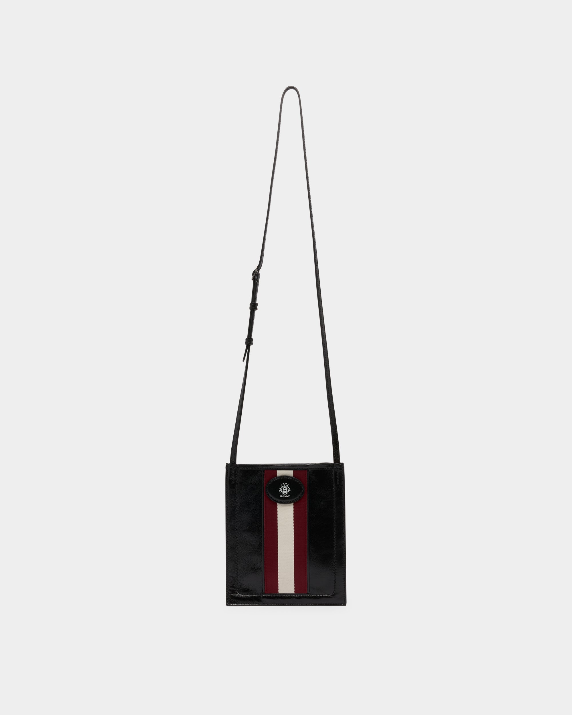 Bally Beckett Crossbody Bag in Black Leather-in-Black-1-Bally Outlet