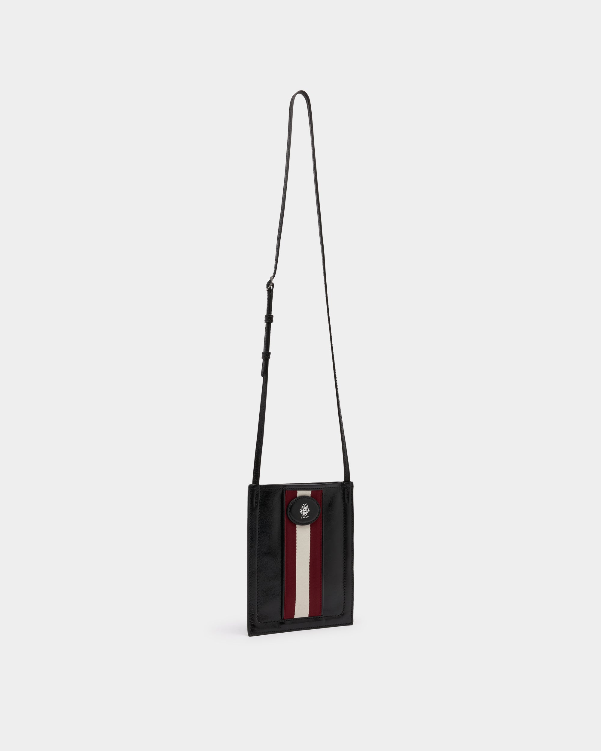 Bally Beckett Crossbody Bag in Black Leather-in-Black-3-Bally Outlet