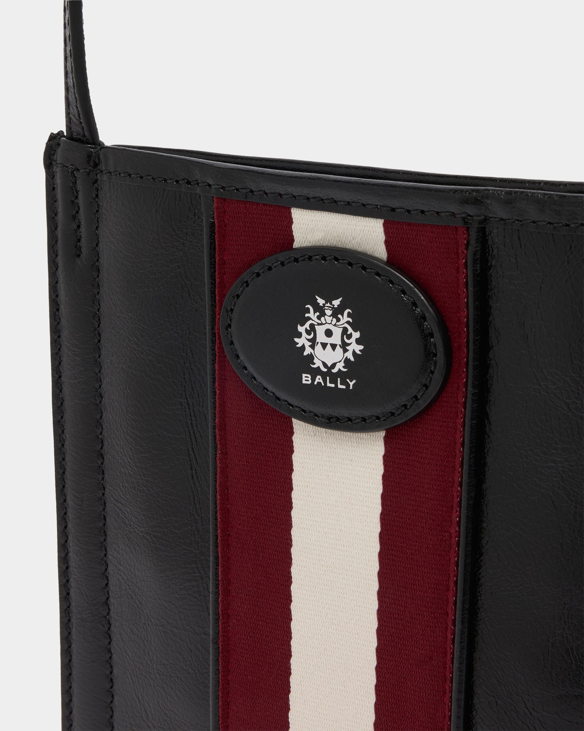 Bally Beckett Crossbody Bag in Black Leather-in-Black-5-Bally Outlet
