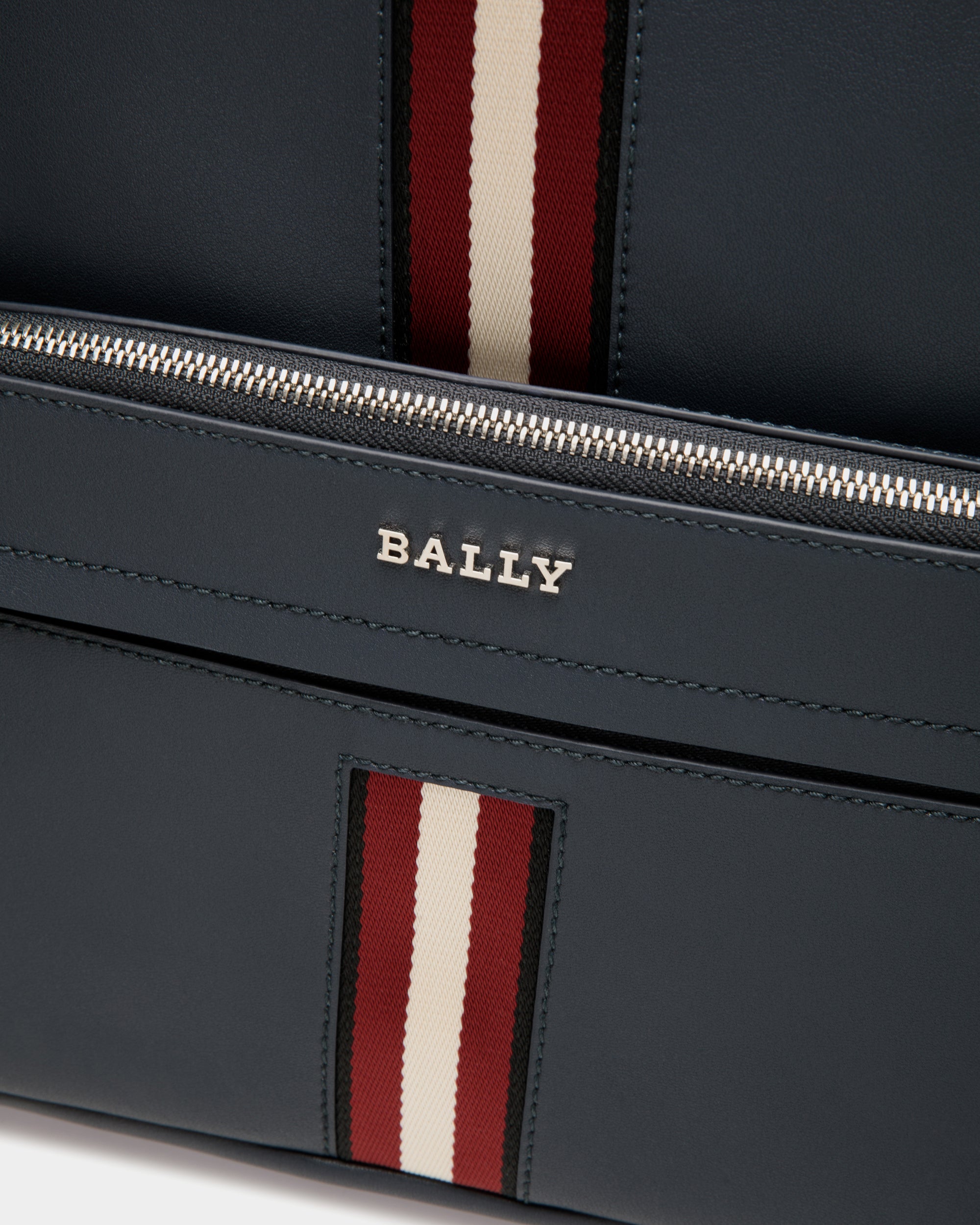 Bally Backpack in Blue Leather-in-Blue-5-Bally Outlet