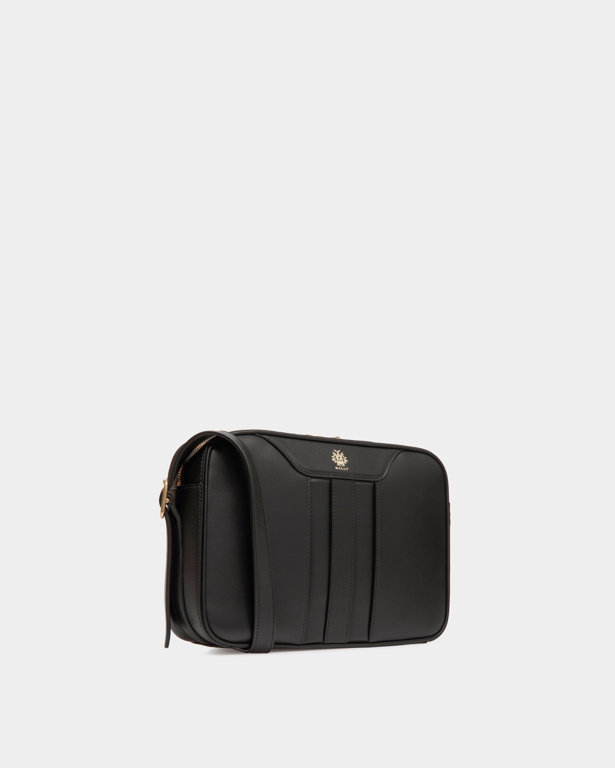 Bally Beckett Crossbody Bag In Leather-in-Black-3-Bally Outlet