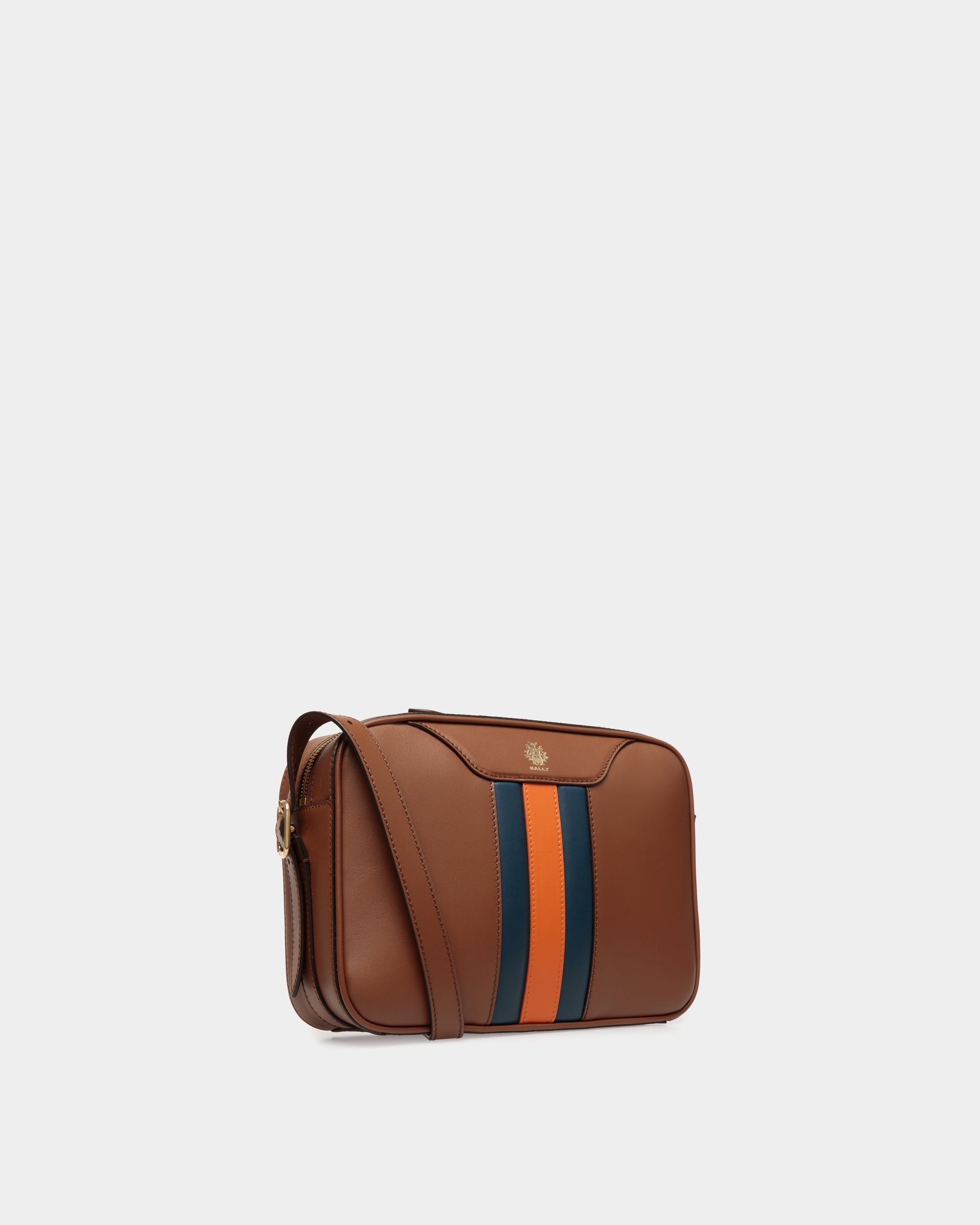 Bally Beckett Camera Leather Crossbody Bag-in-Brown-4-Bally Outlet