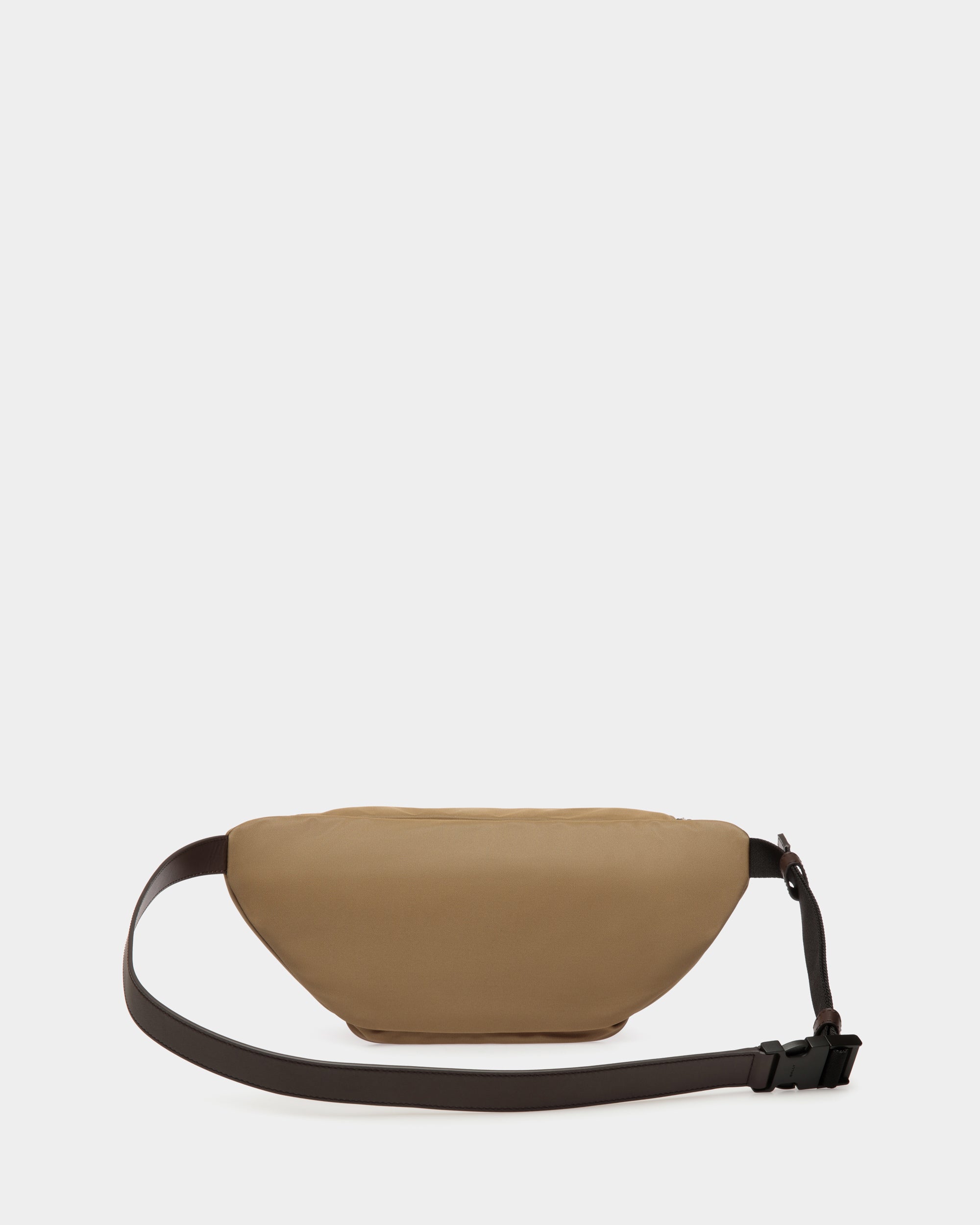 Bally Code Belt Bag in Nylon Camel-in-Brown-2-Bally Outlet