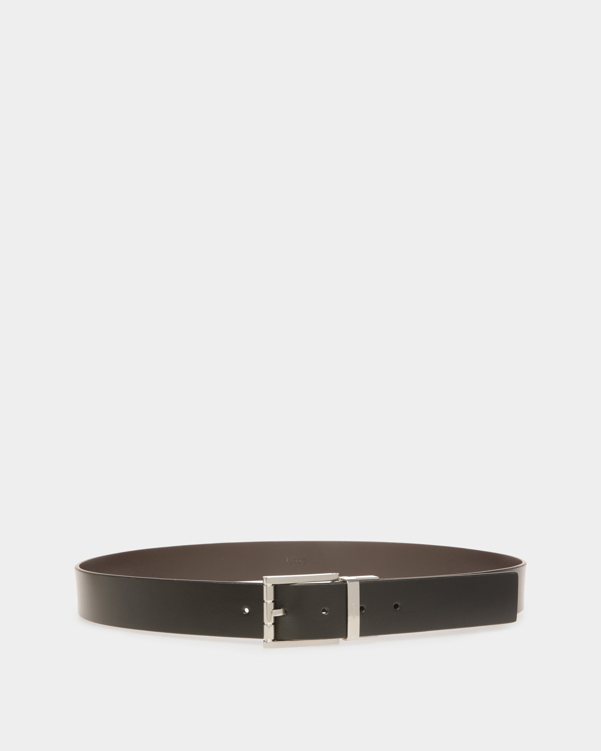 Dress Belt In Black Leather-6304553-(1)-Bally Indonesia.
