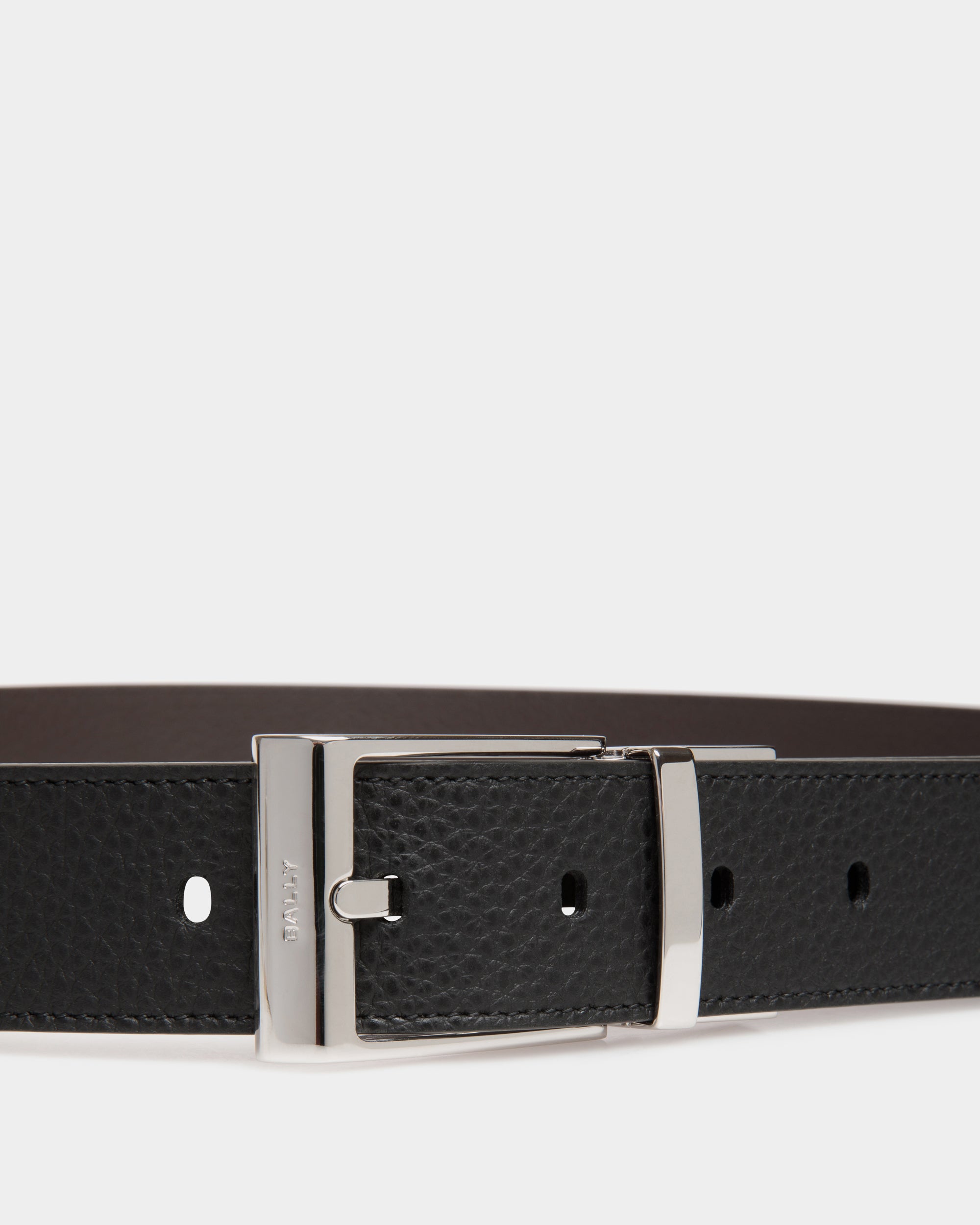 Bally Shiffie 35mm Reversible And Adjustable Belt In Black And Brown Leather-in-Multicolor-3-Bally Outlet