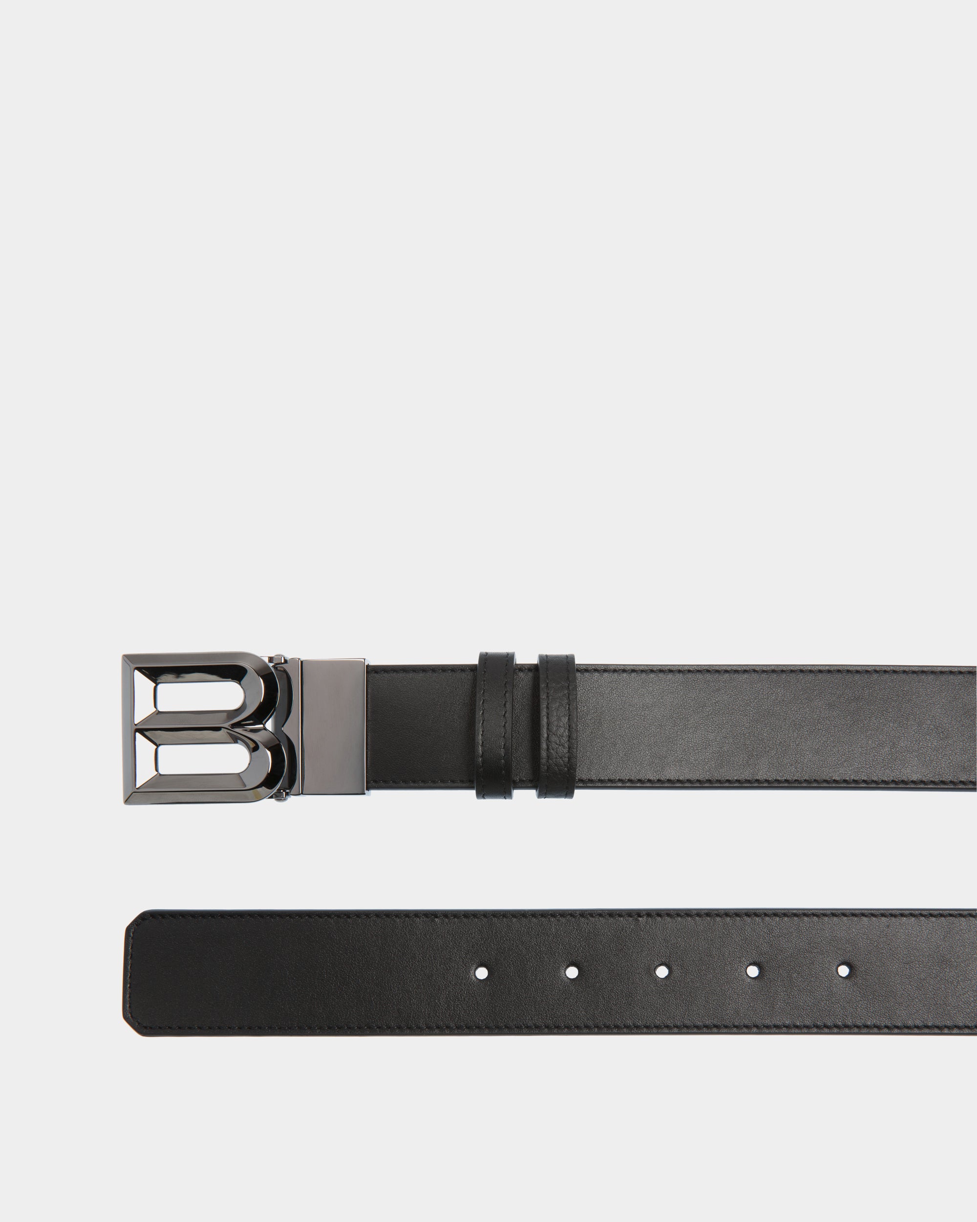 Bally B Bold 35mm Reversible And Adjustable Leather Belt-in-Black-2-Bally Outlet
