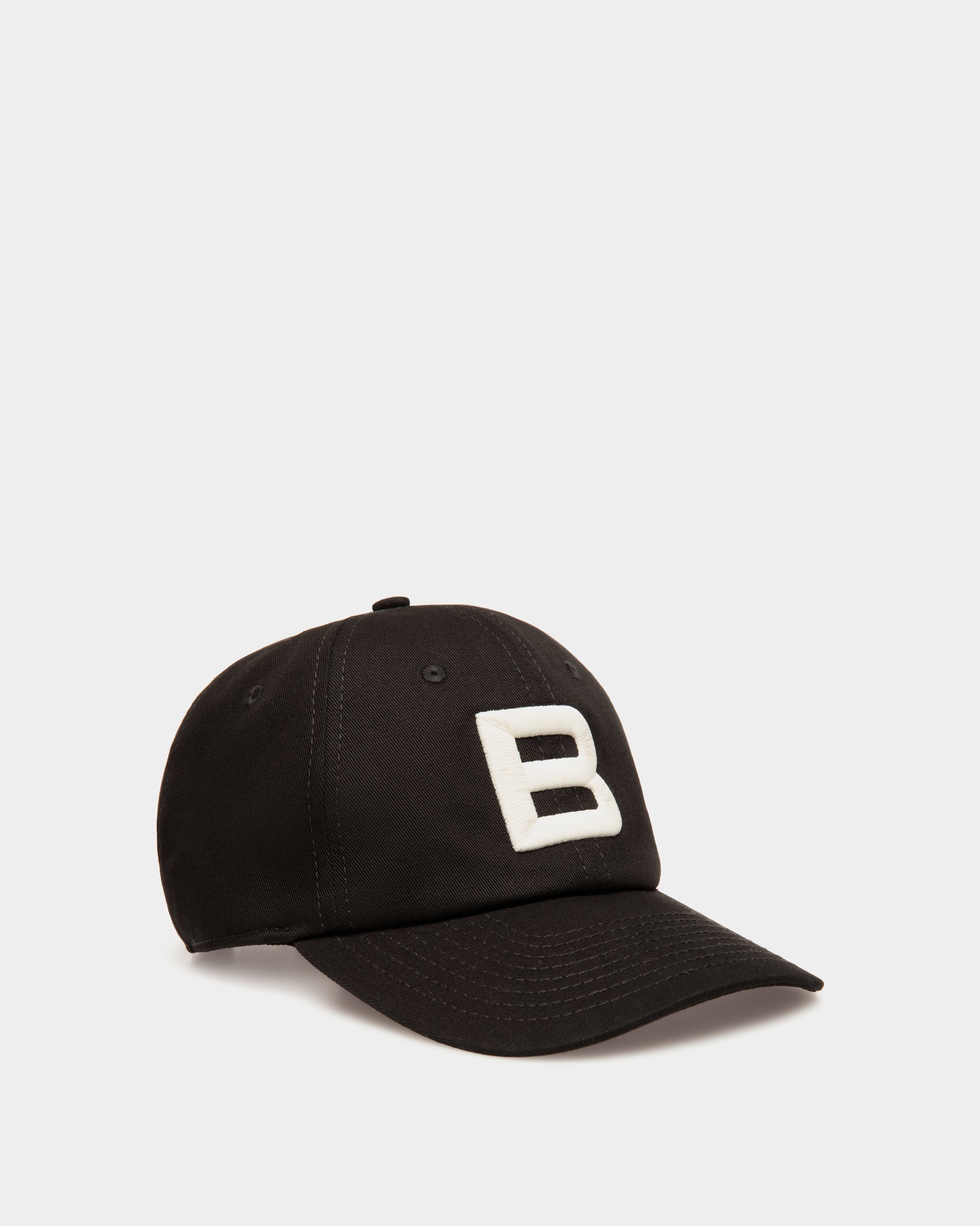 Baseball Hat in Black Cotton-6310470-(1)-Bally Indonesia.