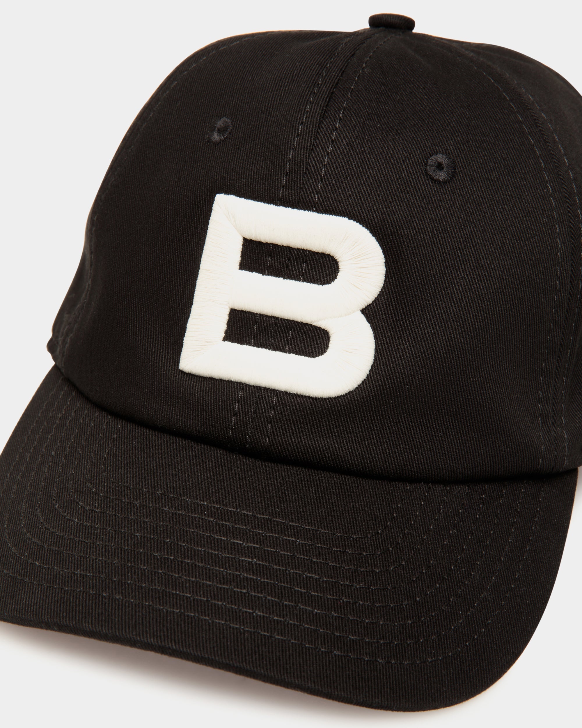 Baseball Hat in Black Cotton-6310470-(3)-Bally Indonesia.