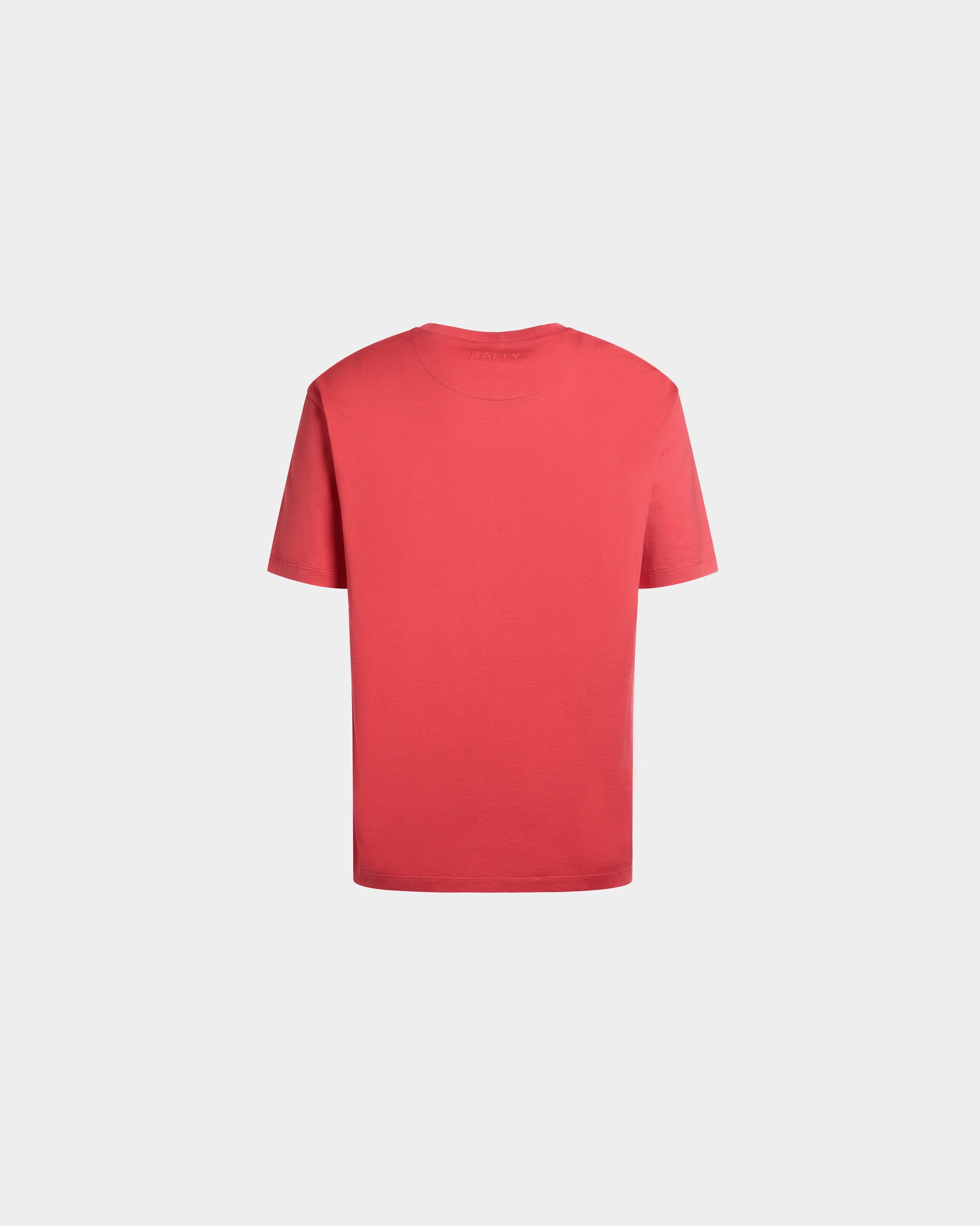 T-Shirt With a Bally Crest in Red Cotton-6311369-(1)-Bally Indonesia.