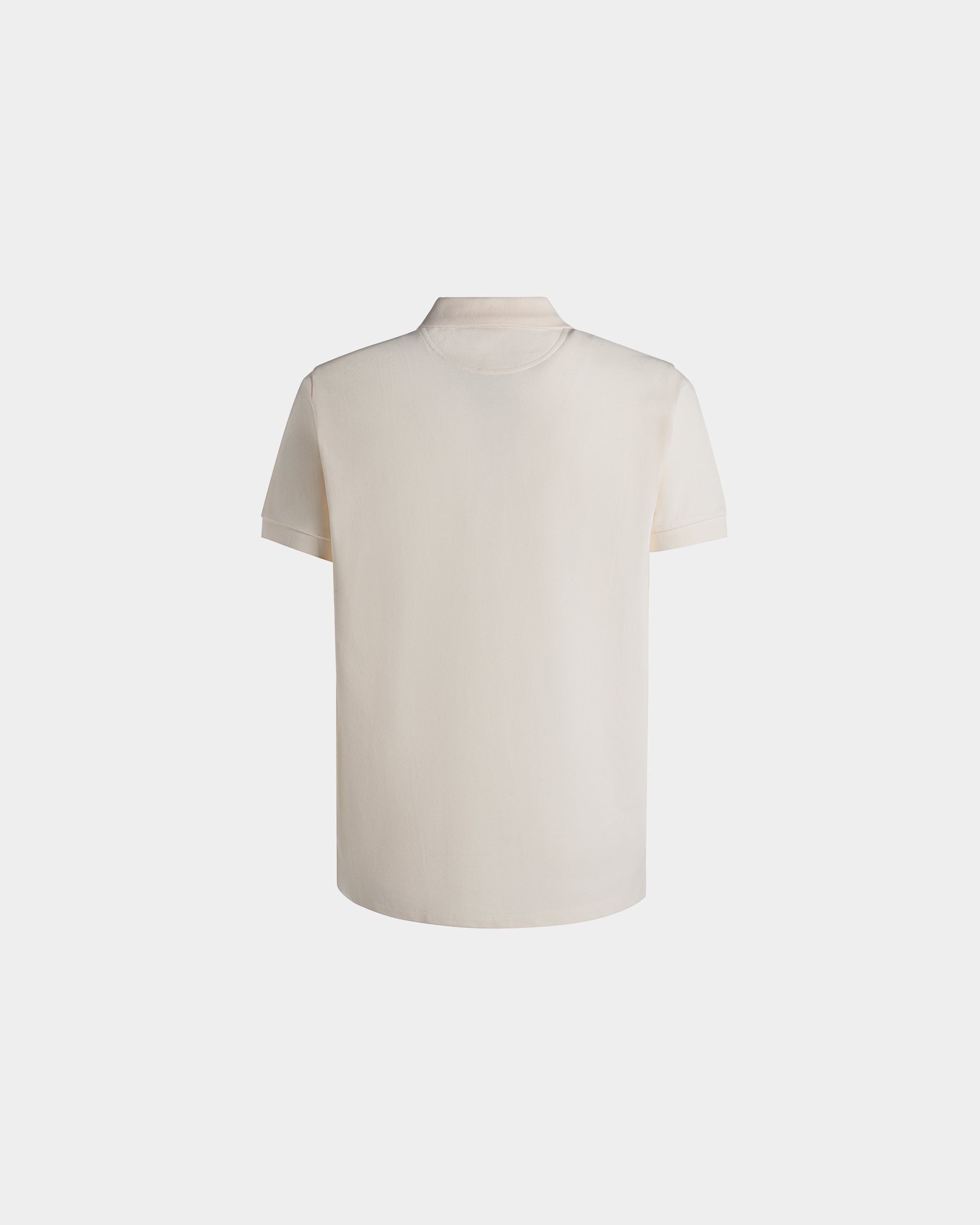 Bally Summer Capsule Polo Shirt In White Cotton-in-White-3-Bally Outlet