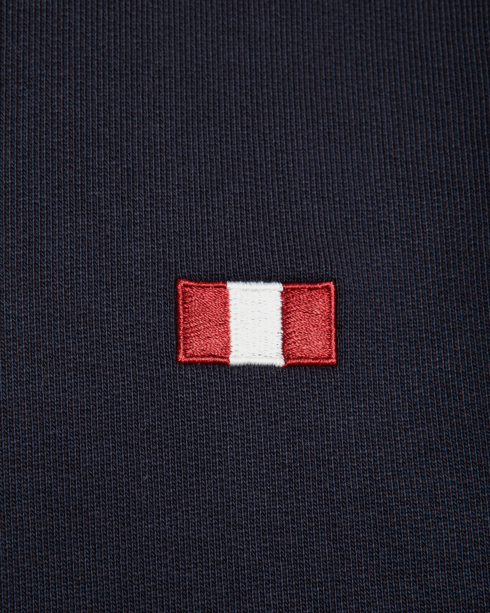 Crewneck Sweatshirt With a Bally Flag in Navy Blue Cotton-6310638-(4)-Bally Indonesia.