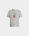 Bally Grey Cotton T-Shirt With Bally Crest-in-Grey-1-Bally Outlet