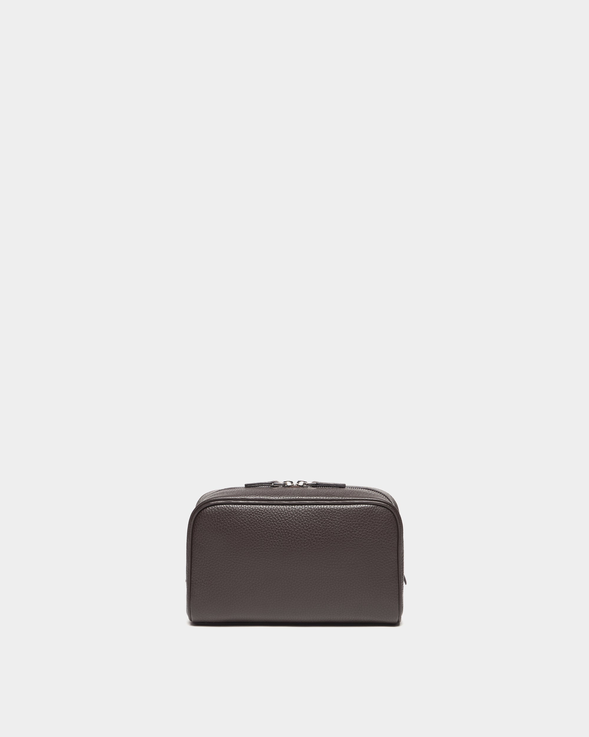Bally York Washbag in Brown Leather-in-Brown-2-Bally Outlet