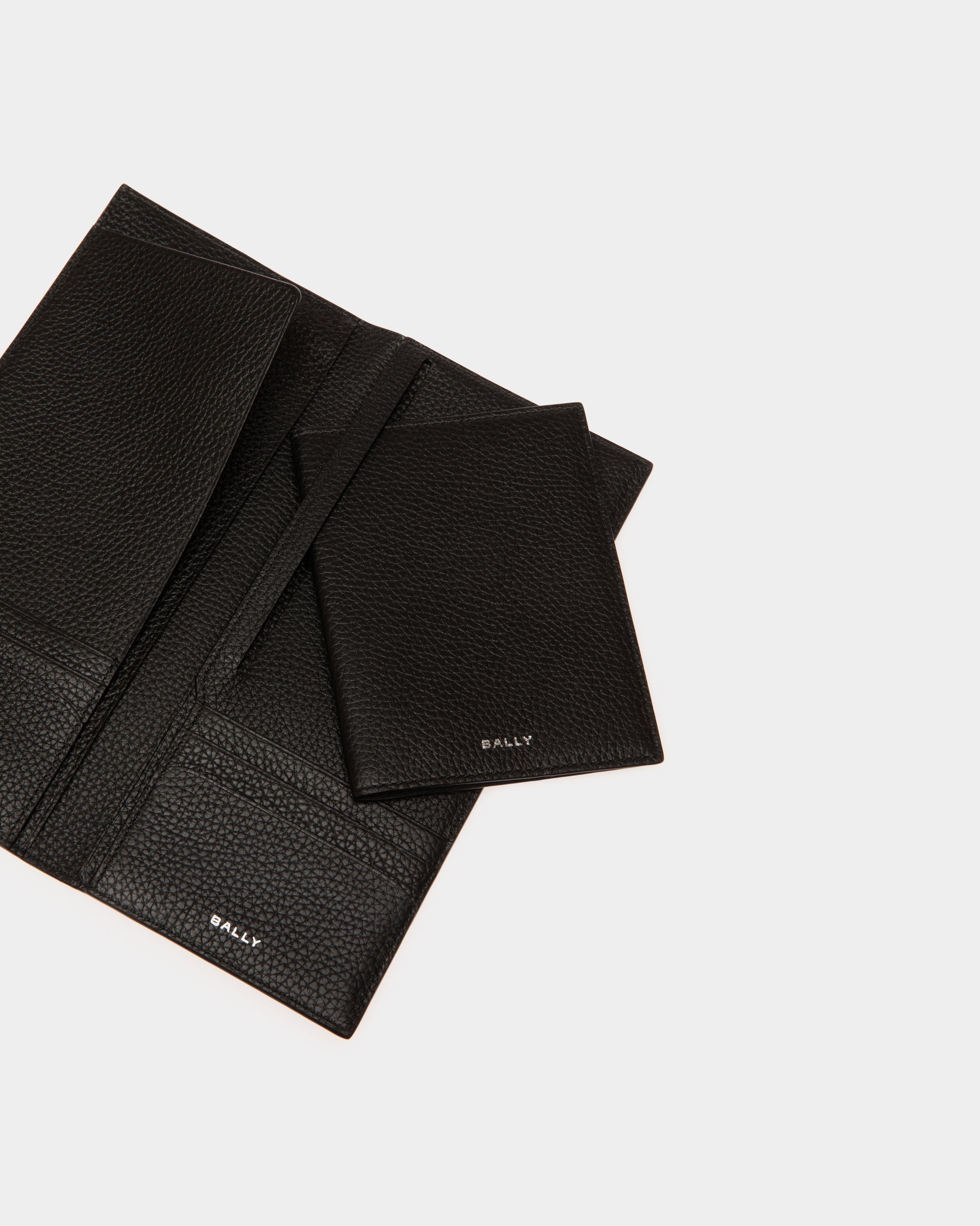 Oeden Continental Wallet in Black Leather-6310520-(4)-Bally Indonesia.