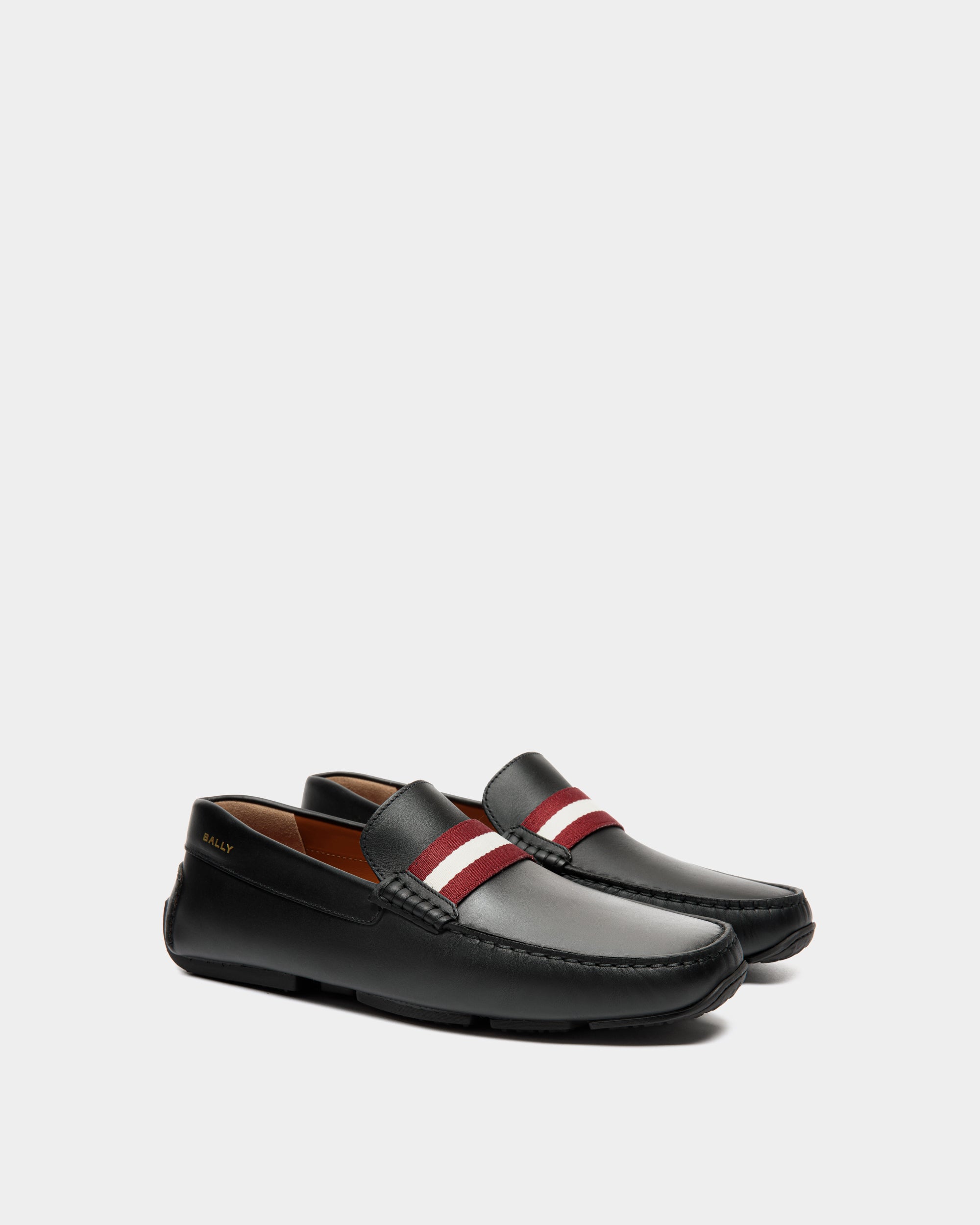 Bally Perthy Smooth Leather Driver Loafers