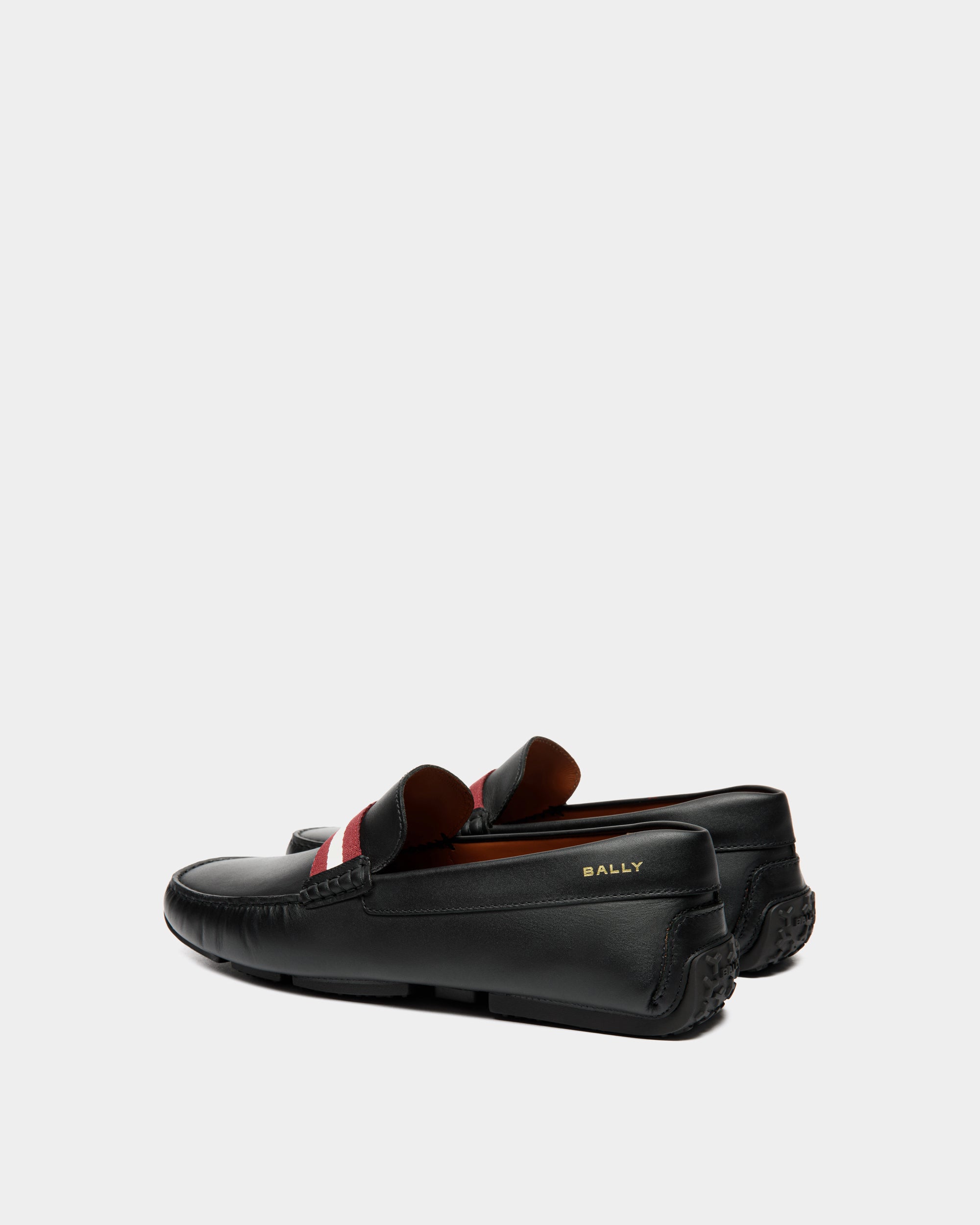 Bally Perthy Smooth Leather Driver Loafers