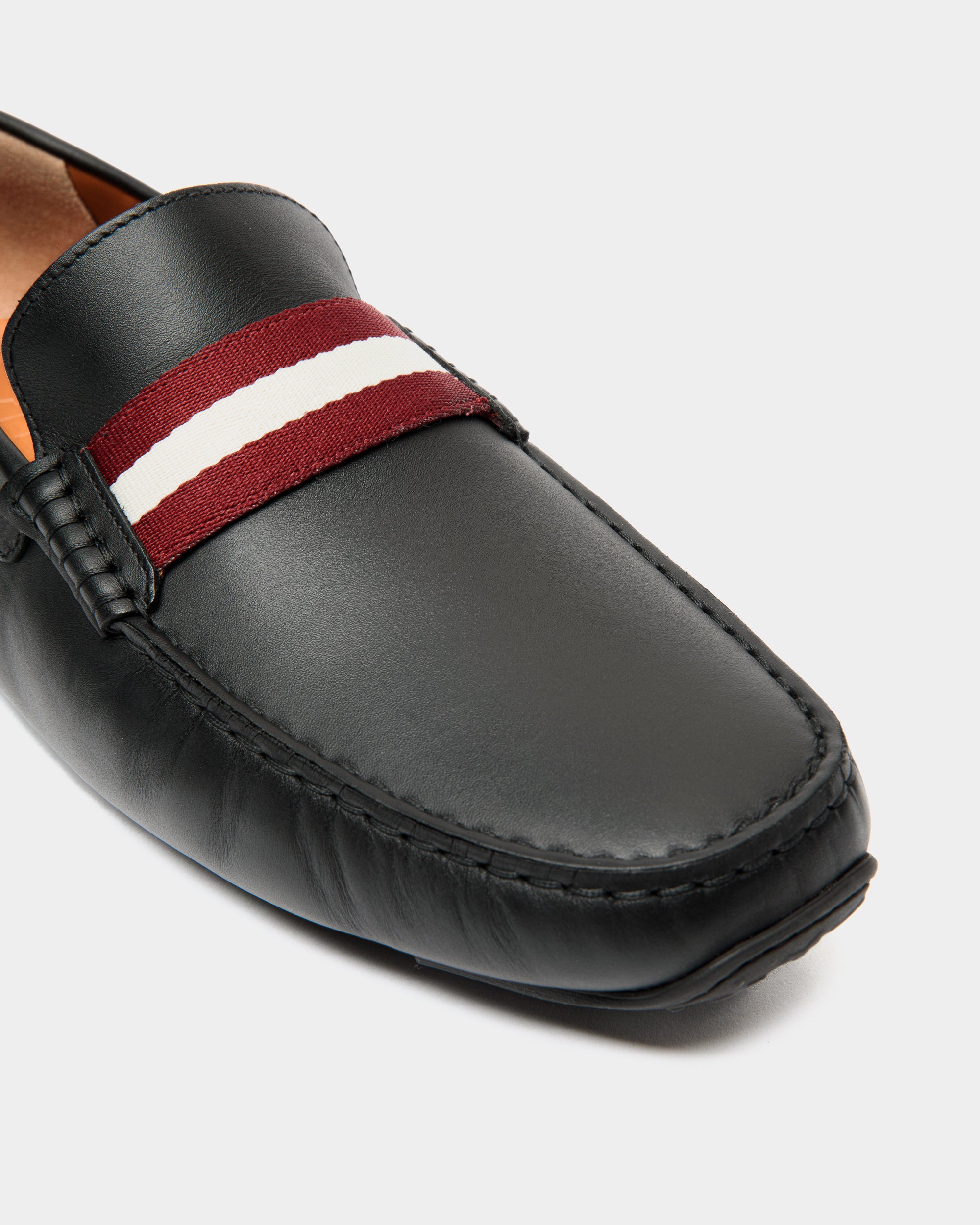 Bally Perthy Smooth Leather Driver Loafers