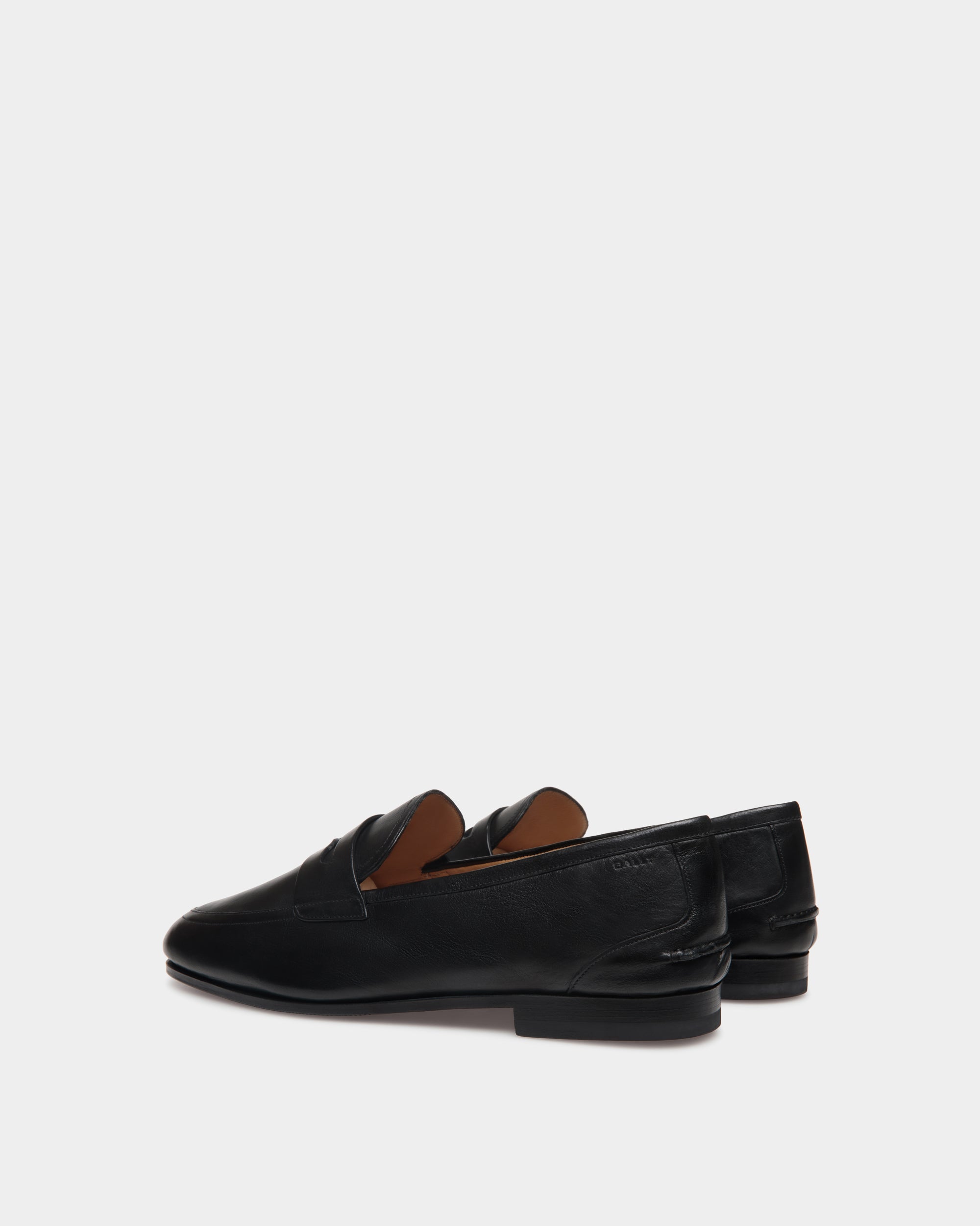 Bally Plume Loafer in Leather-in-Black-3-Bally Outlet